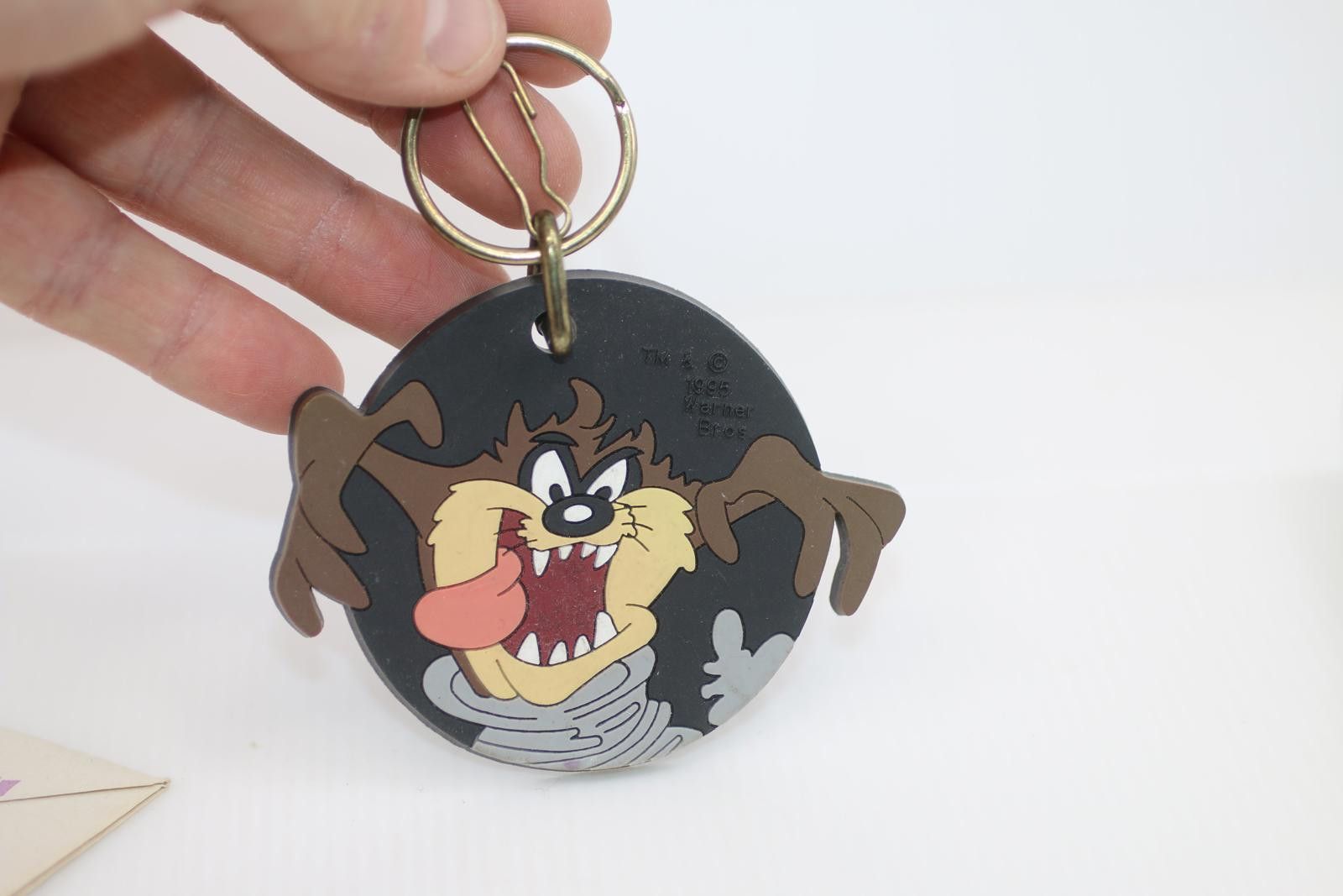 Warner Bros Taz Keychain Tasmanian Devil Applause Rubber 1995 WarnerBros Size ONE SIZE - 1 Thumbnail