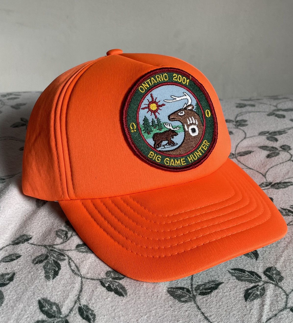 Vintage deadstock vintage 2001 ontario big game hunting trucker Size ONE SIZE - 1 Thumbnail