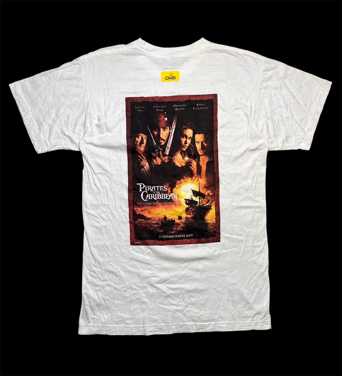 Vintage Movie Pirates of the Caribbean promo t shirt