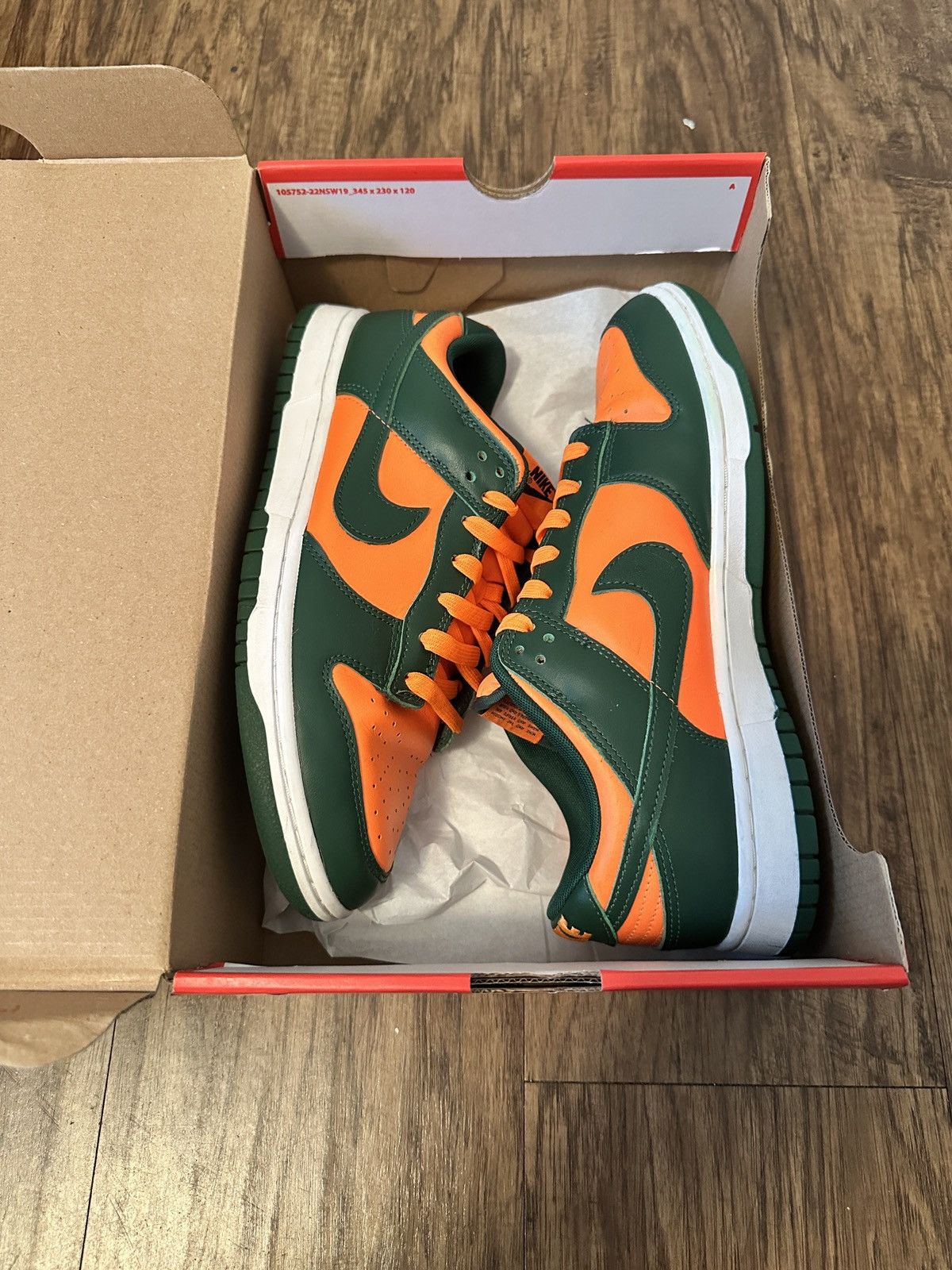 Nike VNDS Nike Dunk Low Hurricanes Sz 10 Size US 10 / EU 43 - 9 Thumbnail