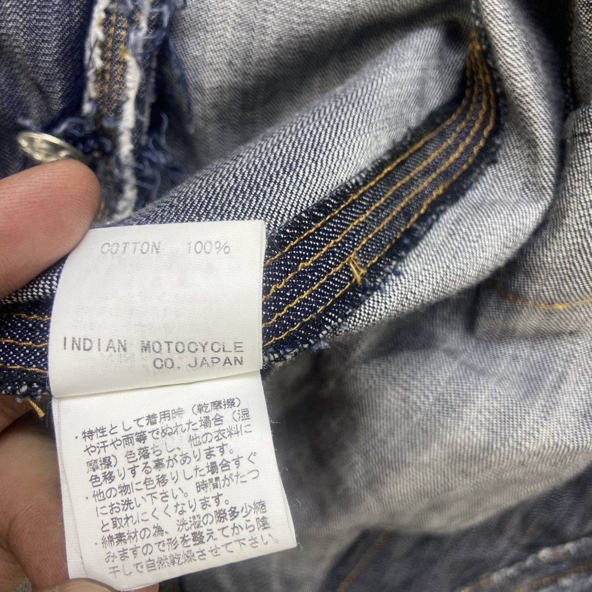 Indian Motorcycle Indian Motorcycles Distressed Denim Jacket Size US S / EU 44-46 / 1 - 21 Thumbnail