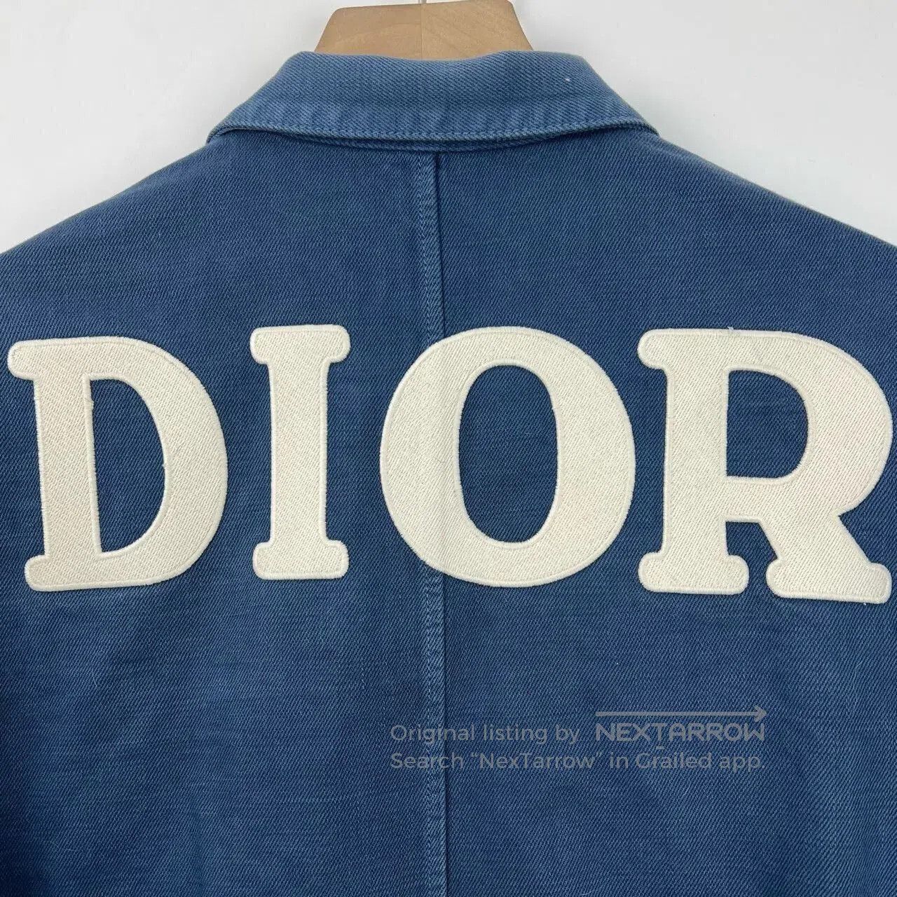 Dior Dior 1947 Embroidered Logo Denim Jacket. Size US S / EU 44-46 / 1 - 6 Thumbnail