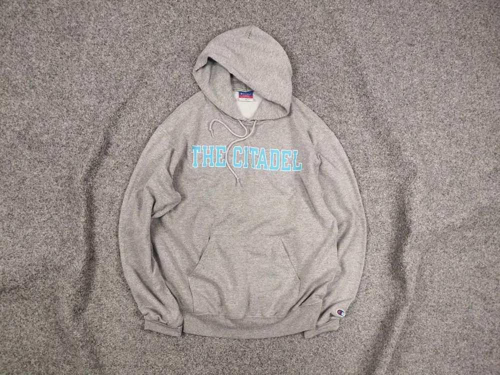 Champion Vintage 90's Champion college Academy The Citadel Hoodie Size US M / EU 48-50 / 2 - 1 Thumbnail