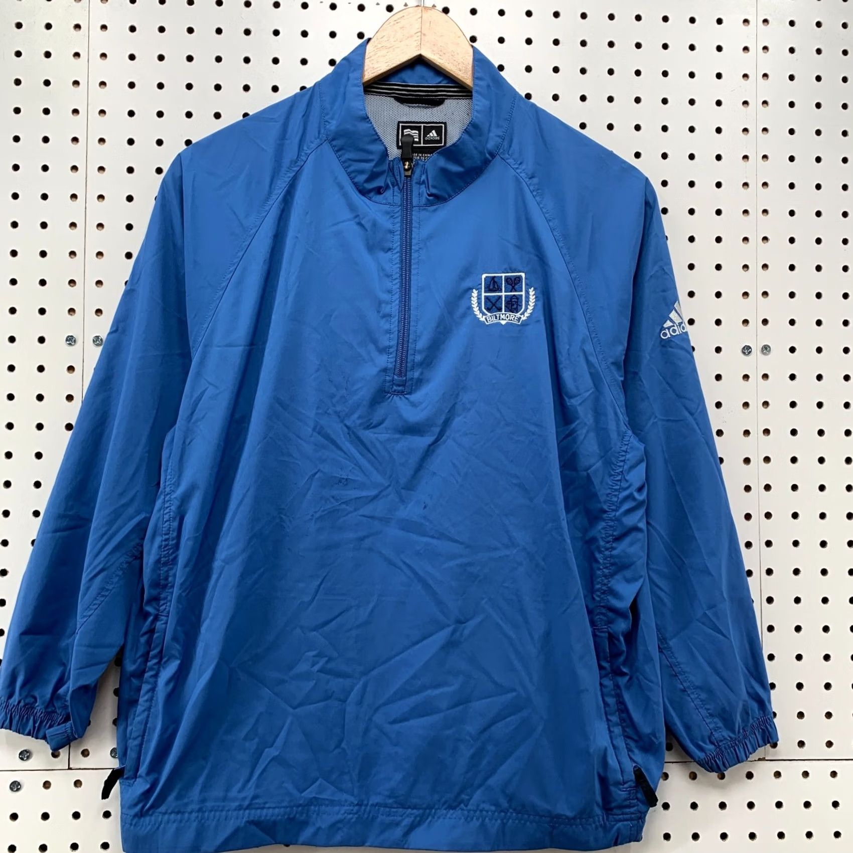 Adidas Adidas Golf Jacket Windbreaker 1/4 Zip Blue XL Men Size US XL / EU 56 / 4 - 2 Thumbnail