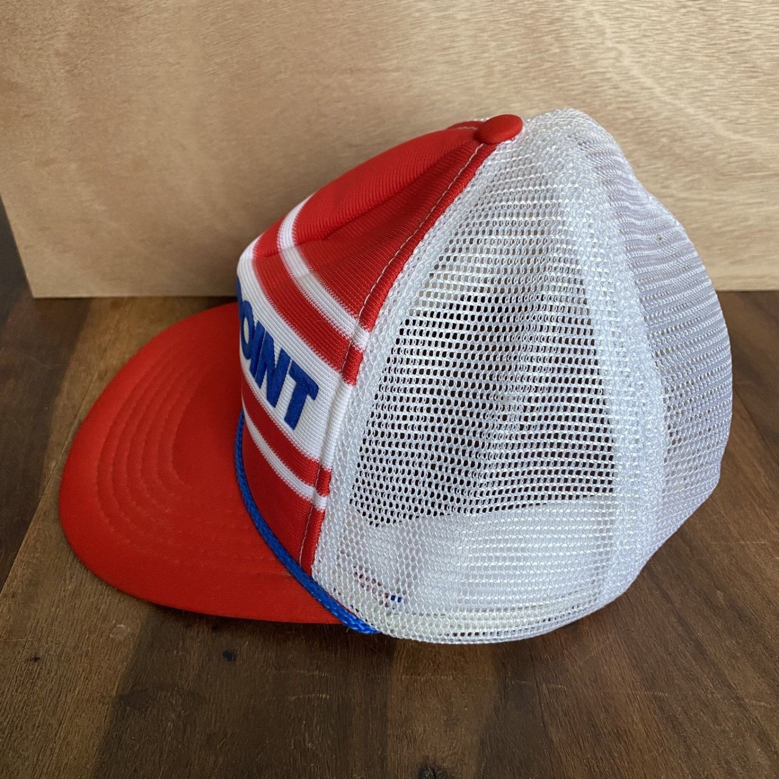 Other Vtg Cedar Point Snapback Trucker Rope Mesh Hat Cap Red White Size ONE SIZE - 2 Thumbnail