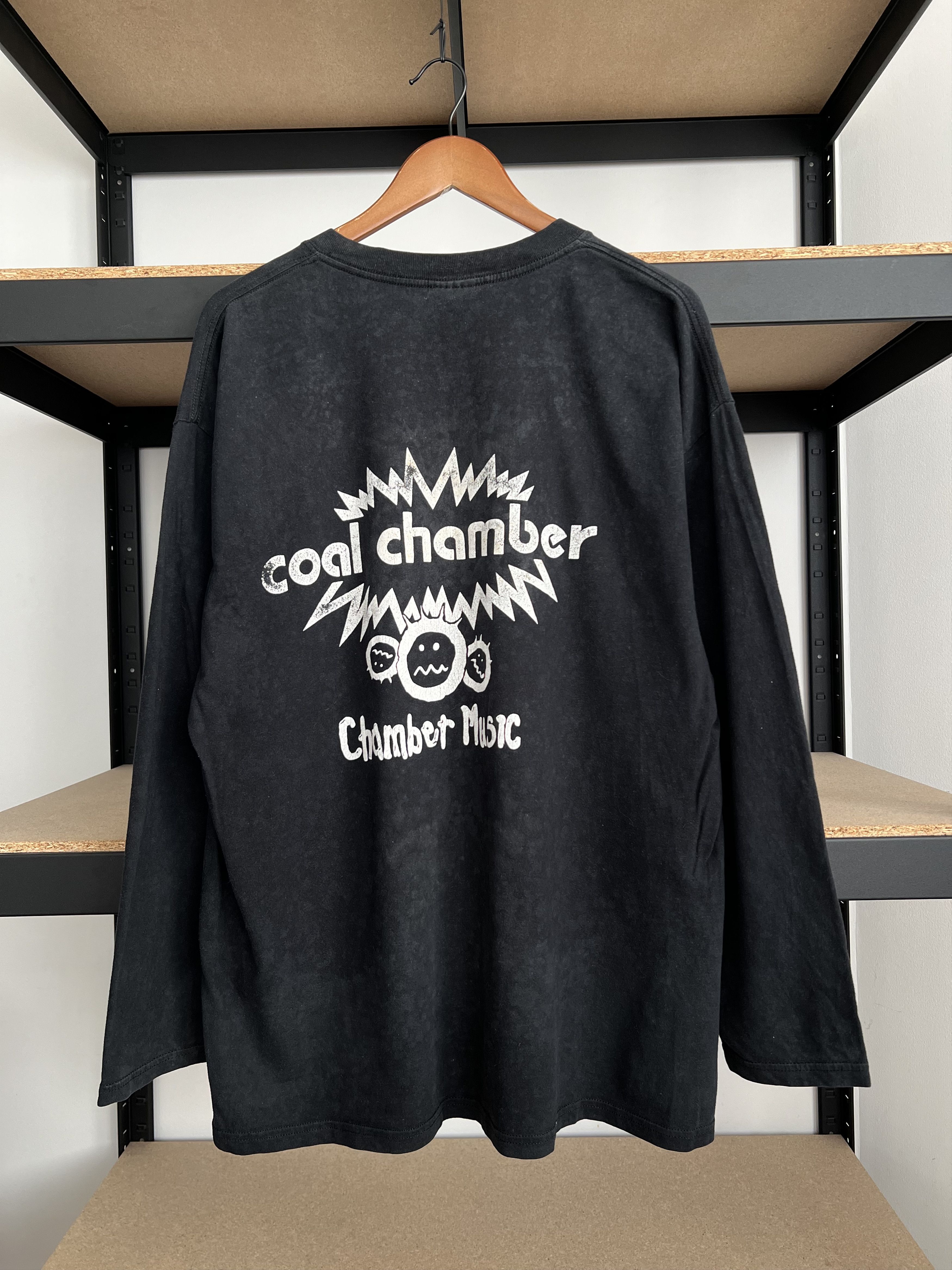 Band Tees Vintage 2000s Coal Chamber Chamber Music Black Long Sleeve Size US XL / EU 56 / 4 - 4 Thumbnail