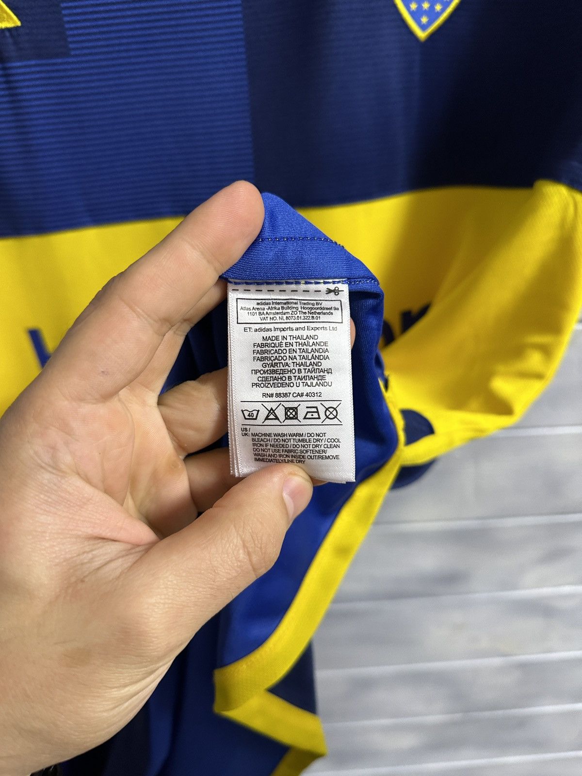 Adidas Rare New Soccer Jersey Boca Juniors Adidas 2023. Size US XL / EU 56 / 4 - 13 Thumbnail