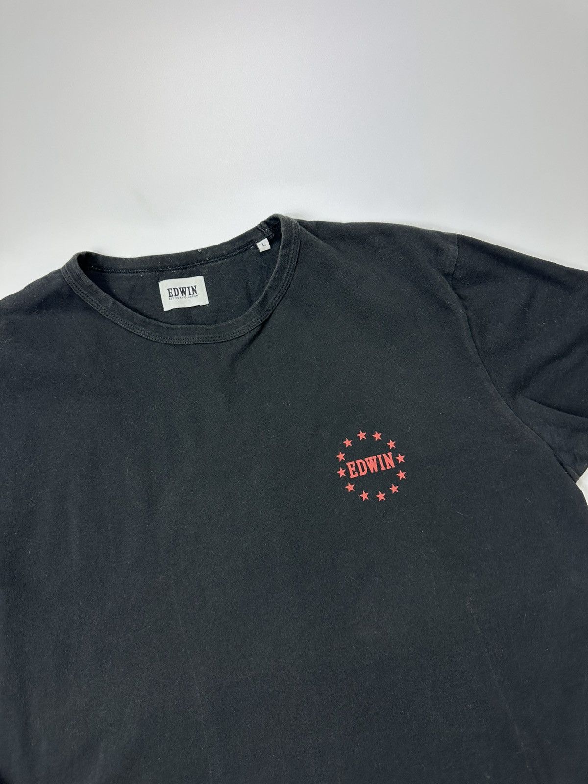 Edwin Edwin T-shirt Logo Men's Black Size US L / EU 52-54 / 3 - 6 Thumbnail
