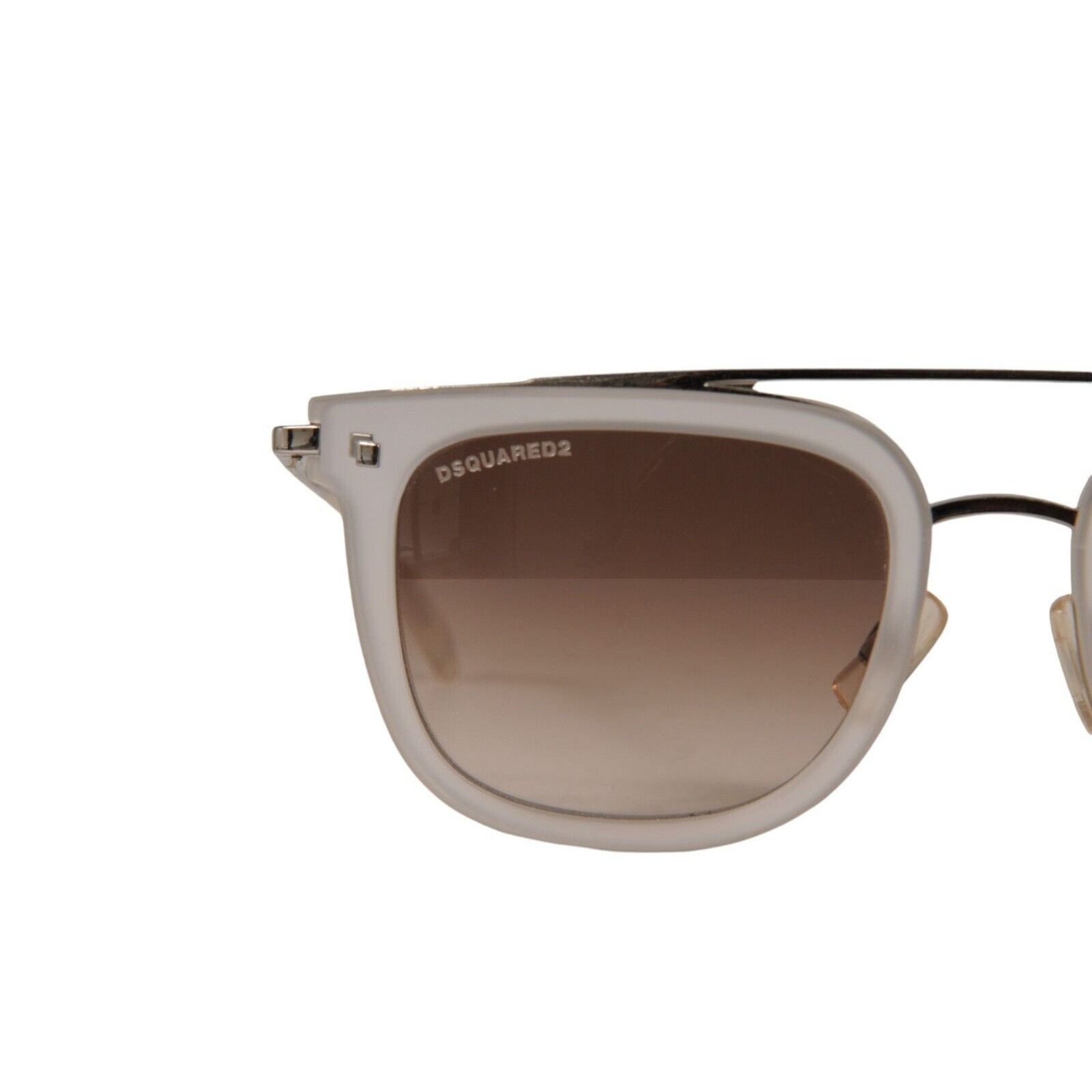 Dsquared2 JIM DQ 201 Sunglasses Transparent Silver White Square Size ONE SIZE - 3 Thumbnail