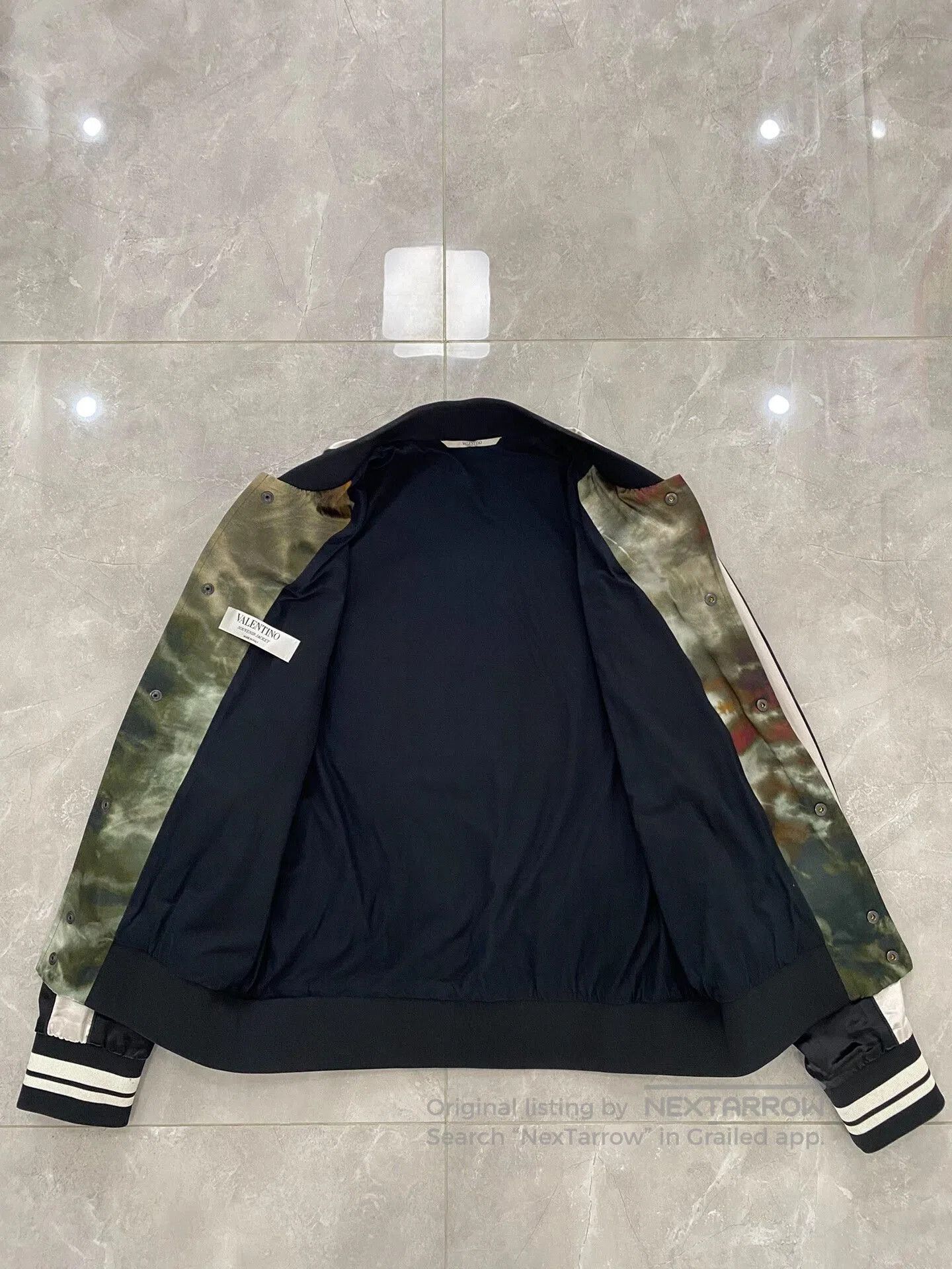Valentino Valentino Silk Lined Baseball Jacket. Size US L / EU 52-54 / 3 - 4 Thumbnail