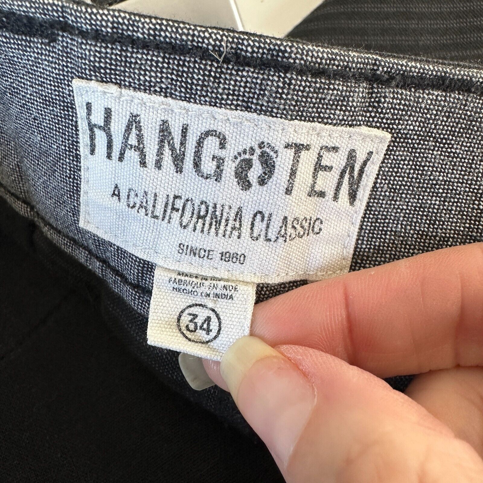 Hang Ten Hang 10 Black-Gray Daybreak 21" Everyday Short Stretch 34 Size US 37 - 9 Thumbnail