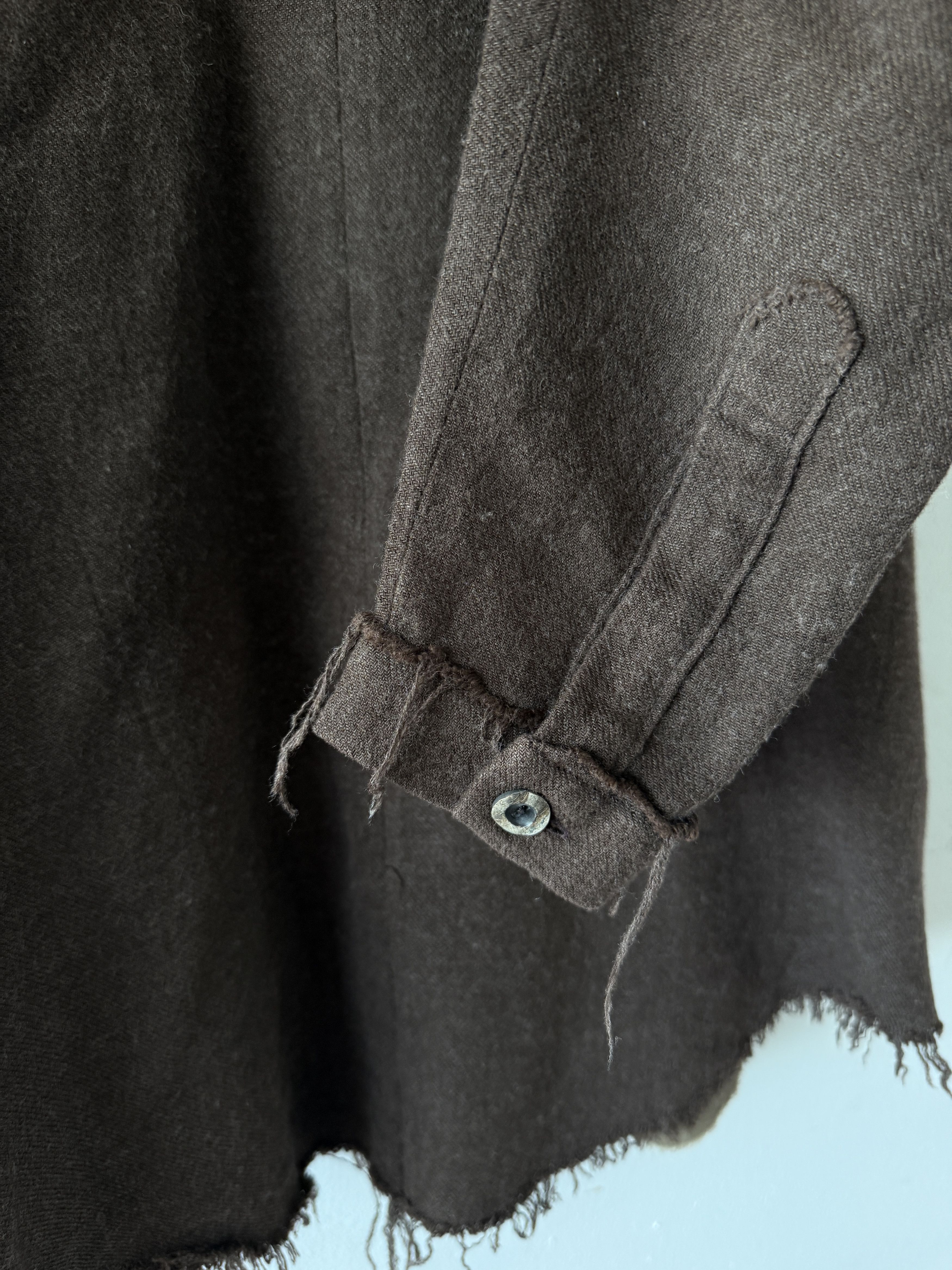 ROGGYKEI Patchwork Linen / Wool Shirt SH02/02 Size US S / EU 44-46 / 1 - 7 Thumbnail