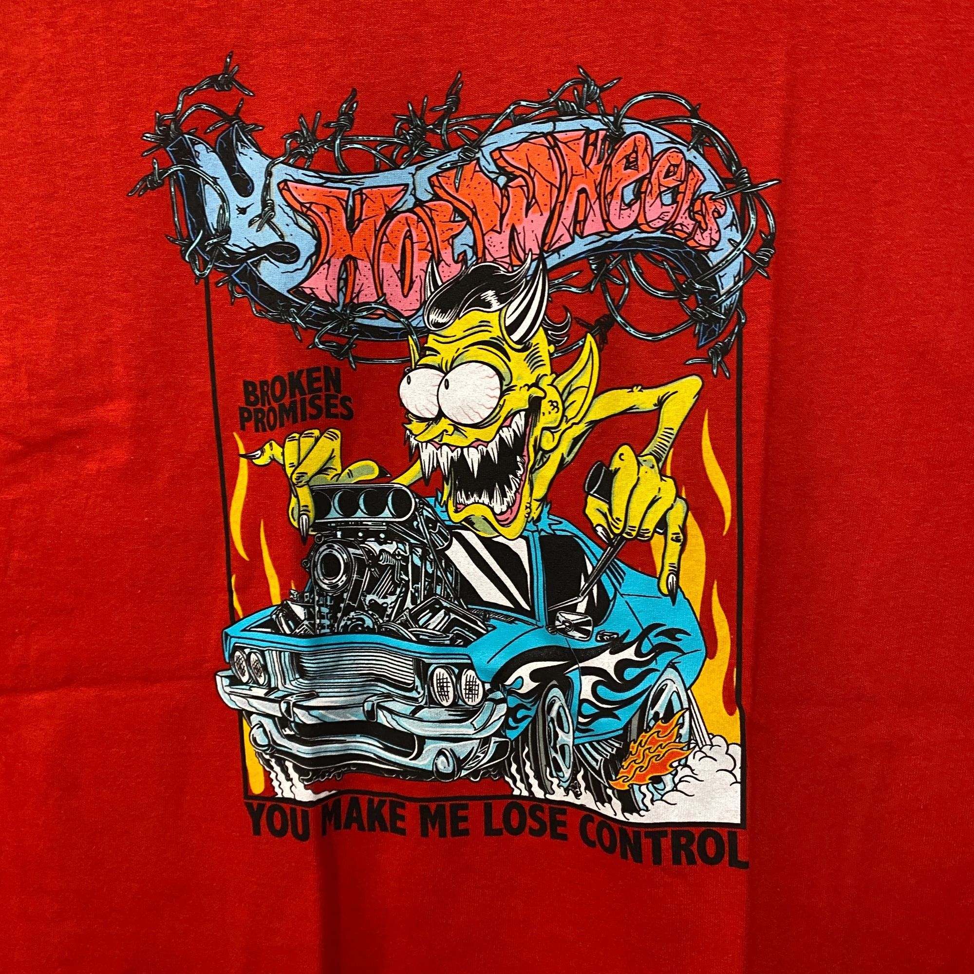 Broken Promises Co. Hot wheels broken promises red Tshirt size medium Size US M / EU 48-50 / 2 - 2 Thumbnail