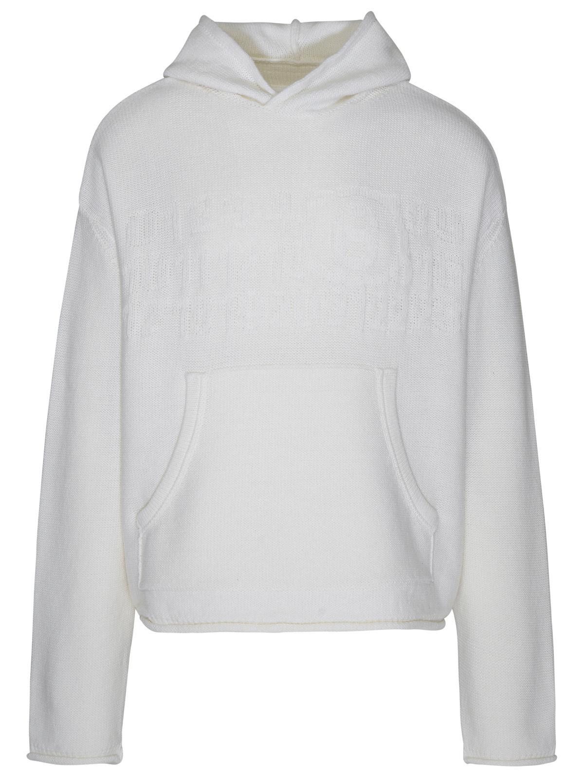 Maison Margiela Mm6 Maison Margiela White Wool Sweatshirt Size S | Grailed