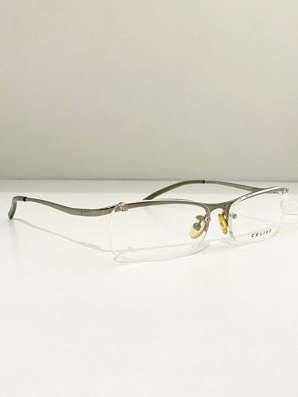 Celine Celine Logo Rimless Retro Square Vintage Eyeglasses Y2K Size ONE SIZE - 2 Thumbnail