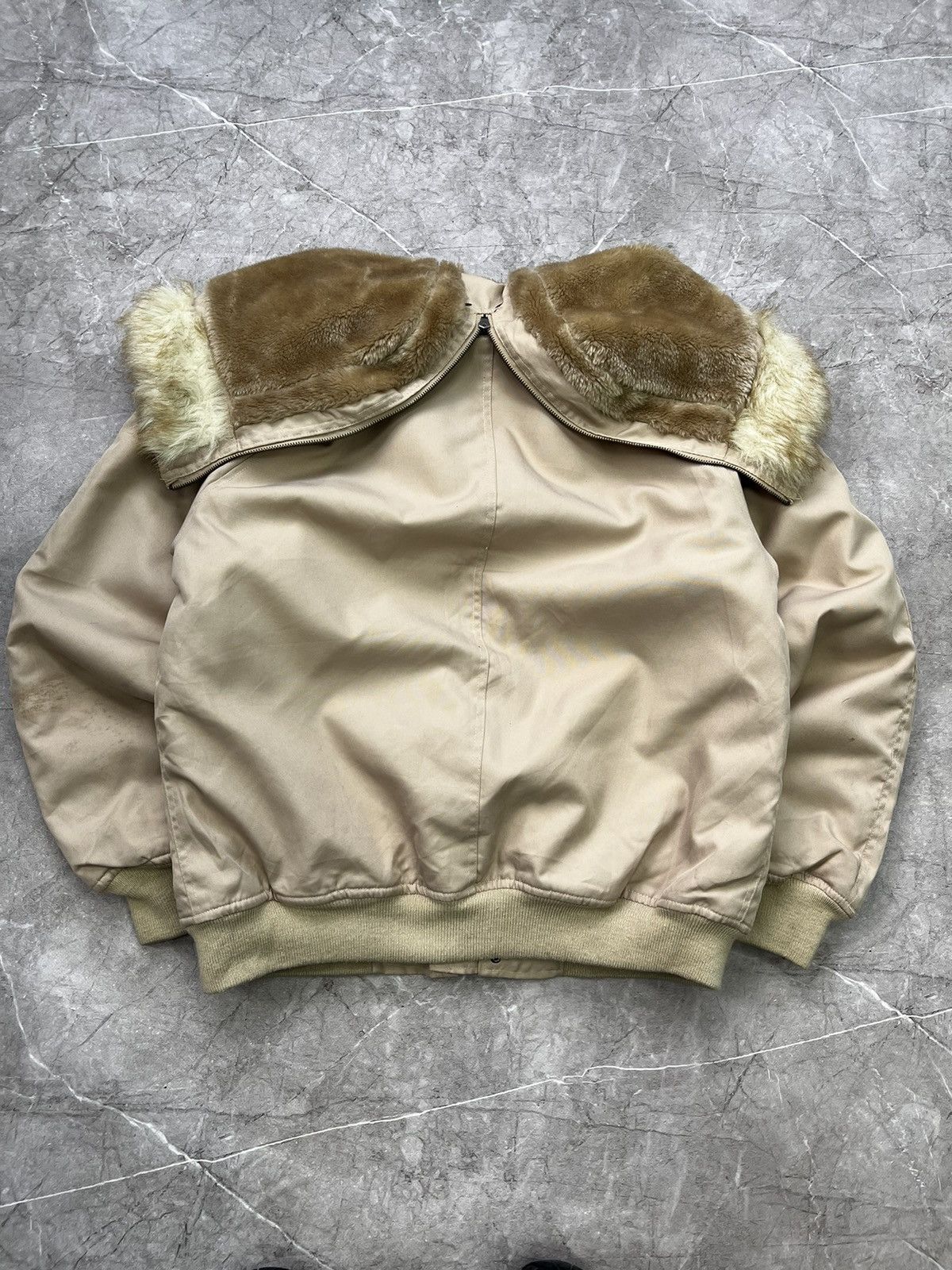 If Six Was Nine × Japanese Brand × Le Grande Bleu (L.G.B.) Fur Hoodie Bomber Jacket Ifsixwasnine Igb Zip Hood Size US M / EU 48-50 / 2 - 9 Thumbnail