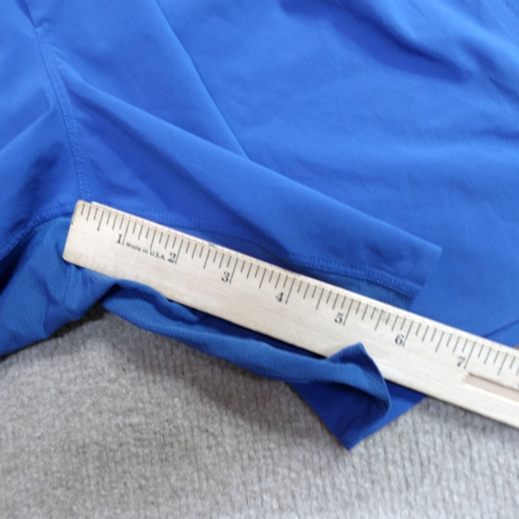Lululemon Lululemon Shorts Men S Blue Solid Lined 5.5" Inseam Lite Speed Running LM7A35S Size US 29 - 4 Thumbnail