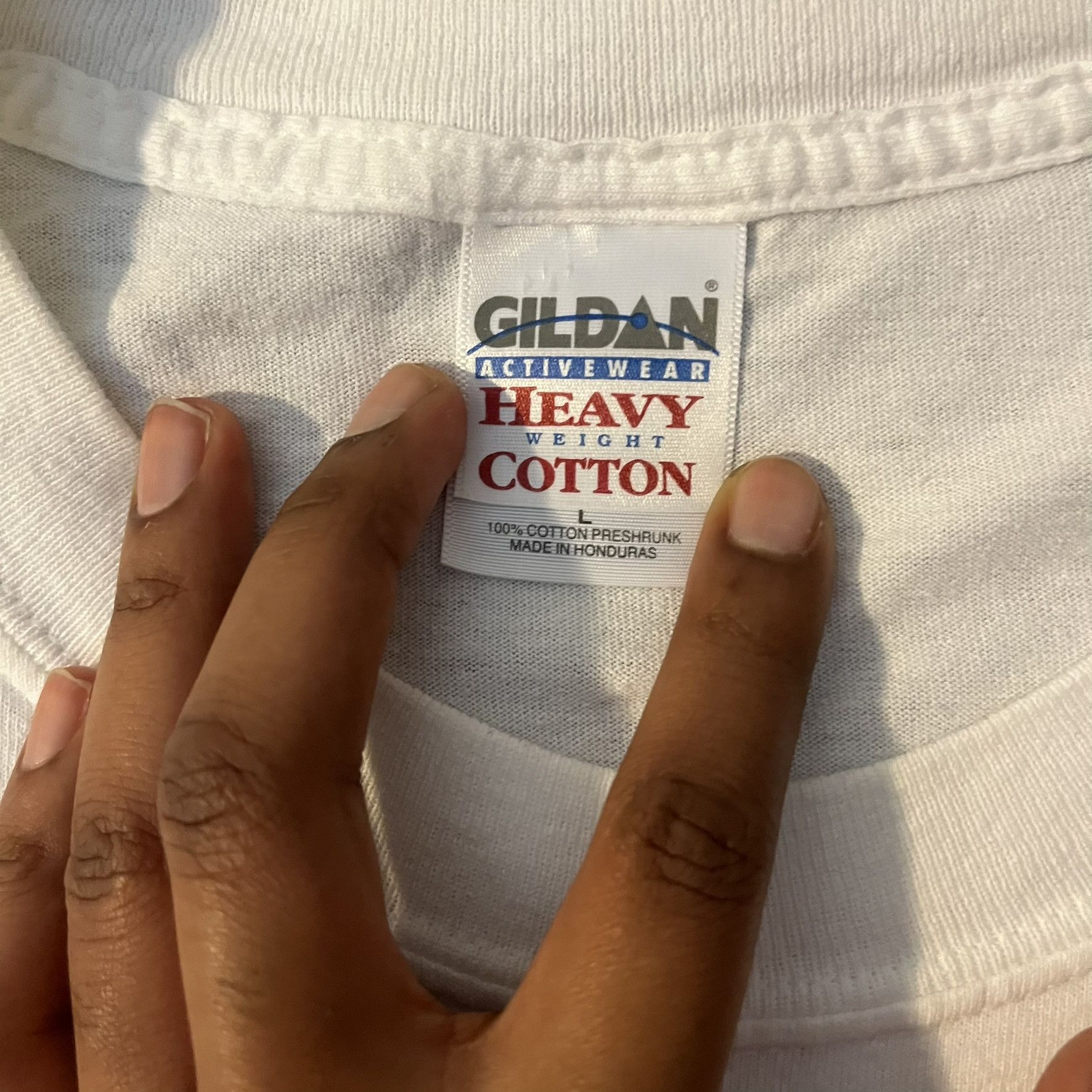 Gildan × Vintage VTG 90s Hamilton Bermuda Map Travel Destination Graphic Tee Size US L / EU 52-54 / 3 - 5 Thumbnail