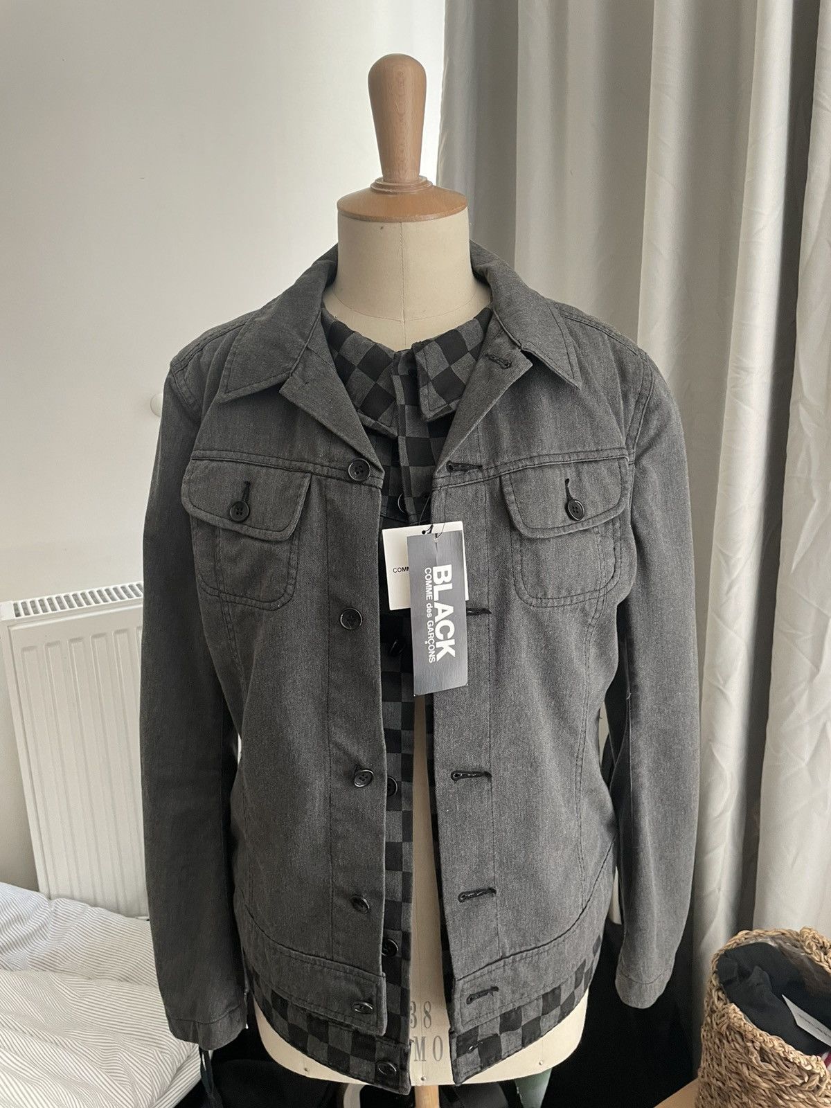Comme des Garcons Black × Comme des Garcons Homme Plus × Junya Watanabe Comme des garçons Jacket Size US L / EU 52-54 / 3 - 2 Thumbnail