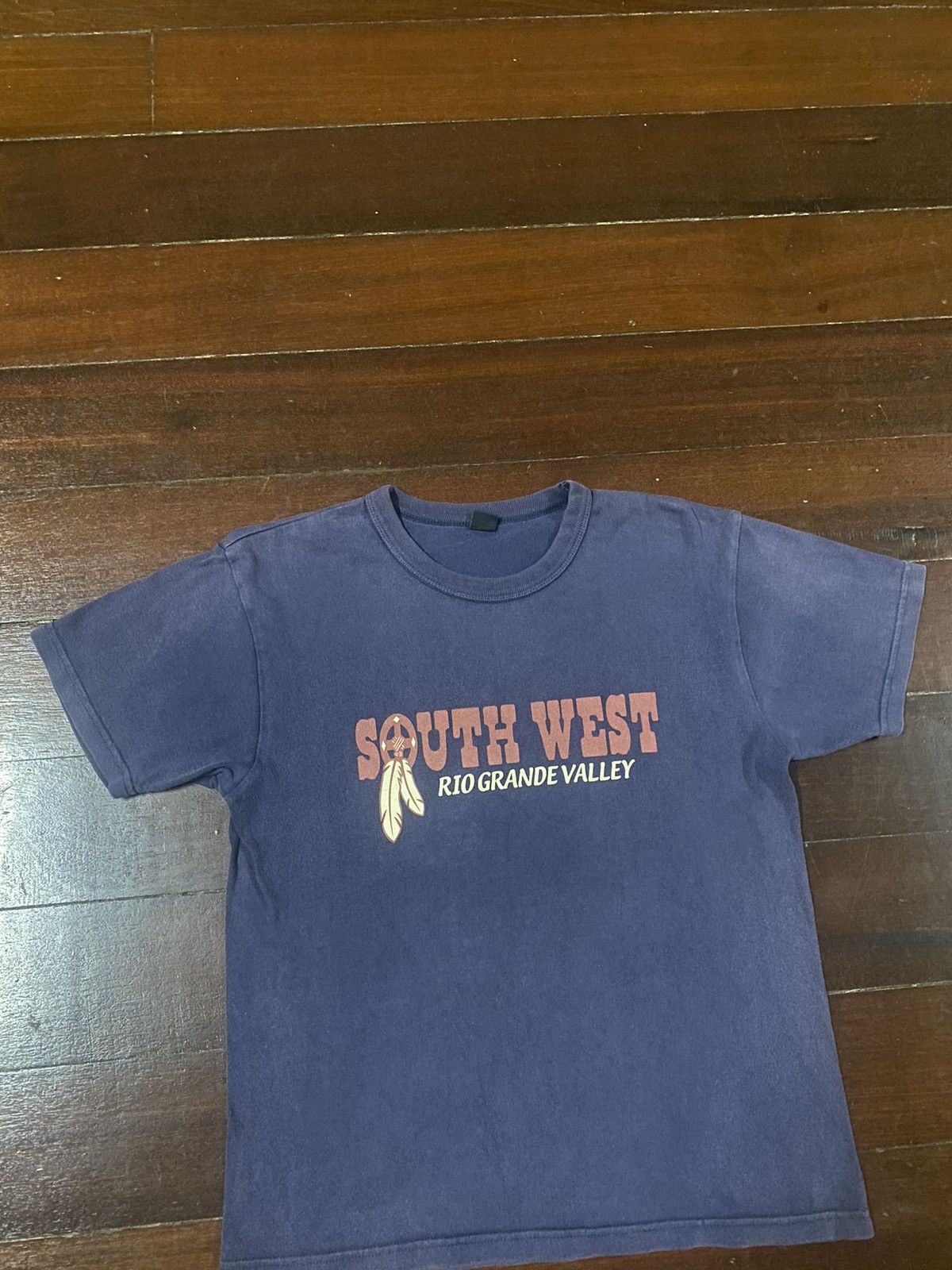 The Flat Head vintage inspired THE FLAT HEAD south west loop wheel tee Size US M / EU 48-50 / 2 - 4 Thumbnail