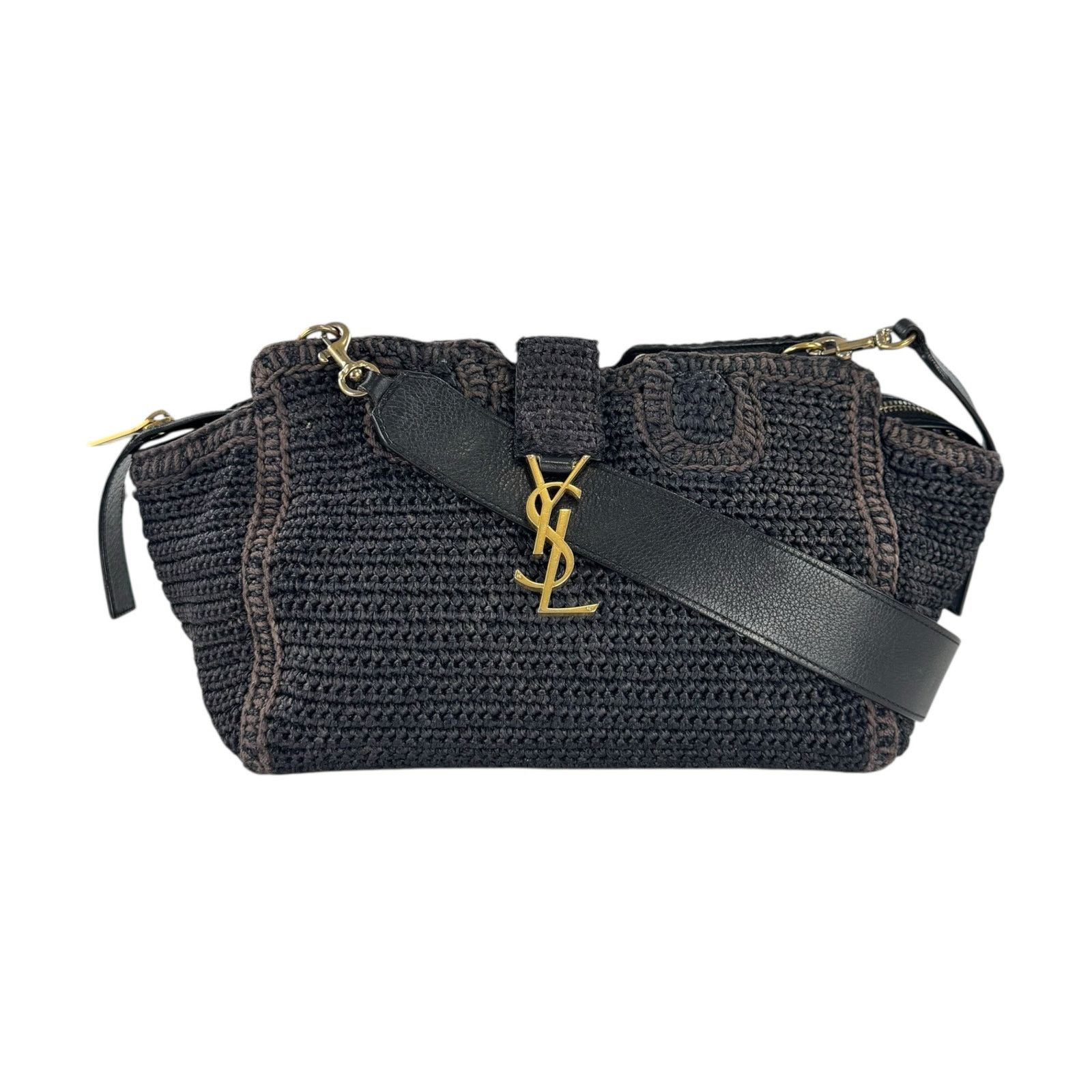 Yves Saint Laurent Saint Laurent Raffia Shoulder Bag Size ONE SIZE - 1 Thumbnail