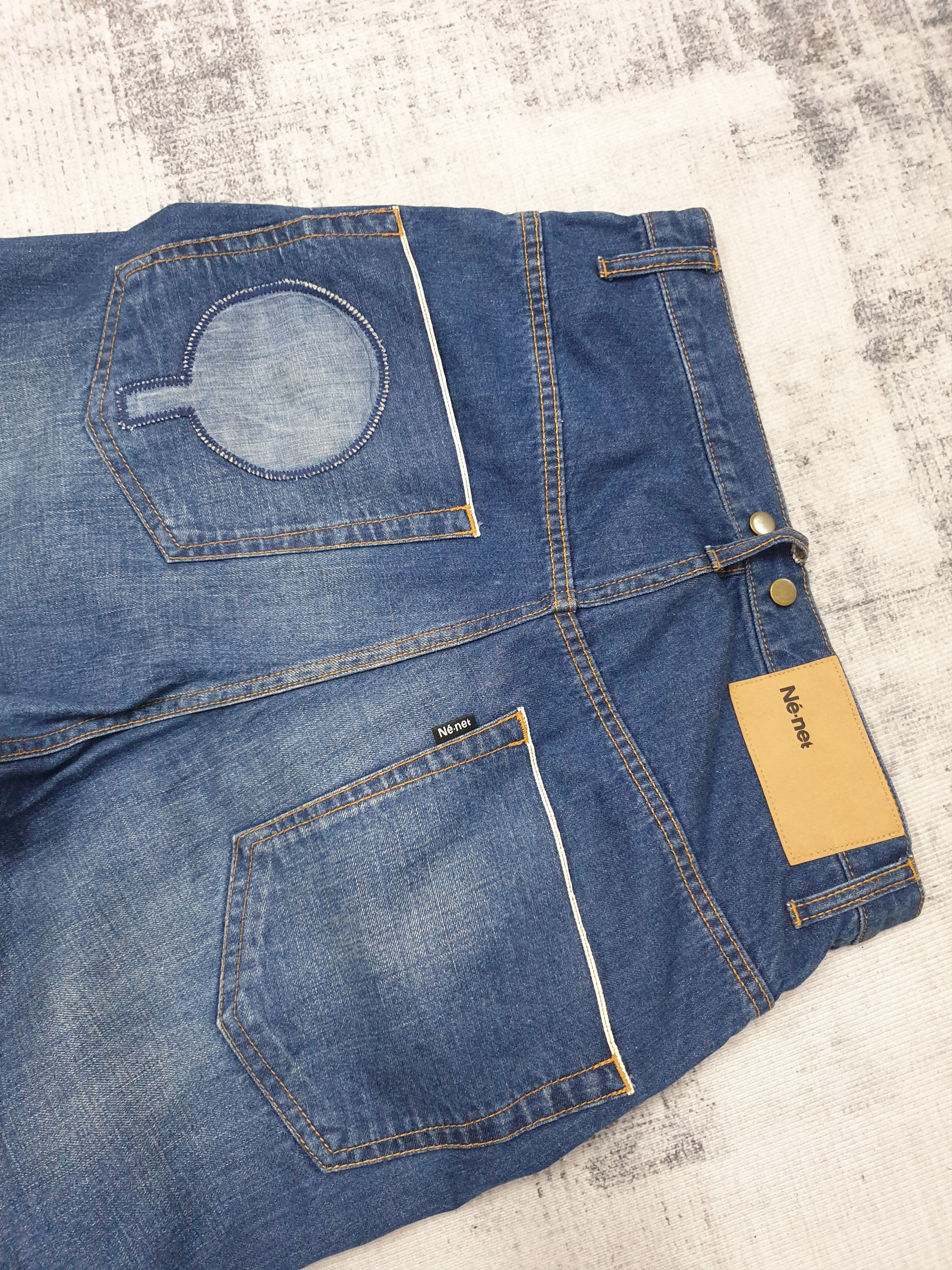Issey Miyake Ne-net ex former issey miyake Patchwork selvedge pant Size US 30 / EU 46 - 17 Thumbnail
