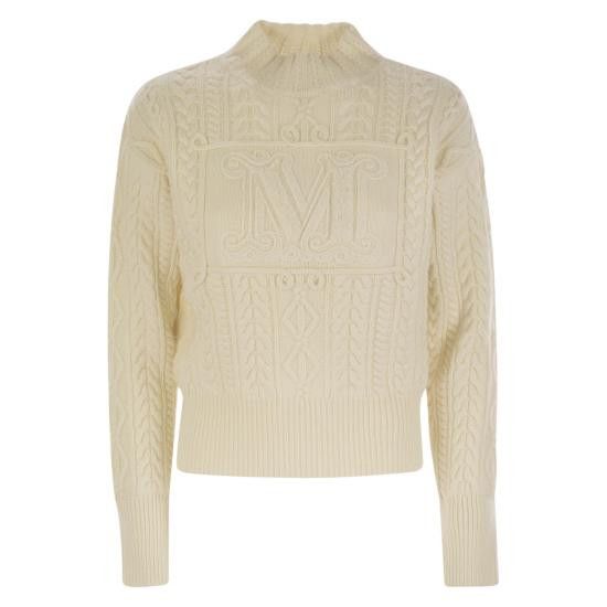 MAX MARA Women Sweater 2511361041600 WHITE