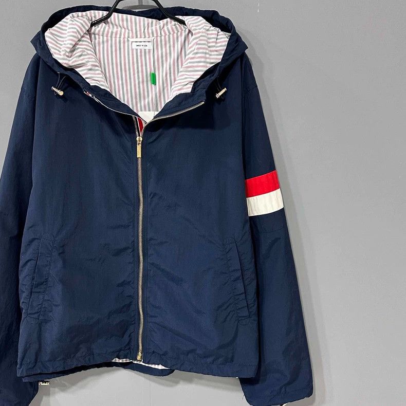 Thom Browne Thom Browne Windbreaker jacket 2505-Nextarrow Size US L / EU 52-54 / 3 - 2 Thumbnail