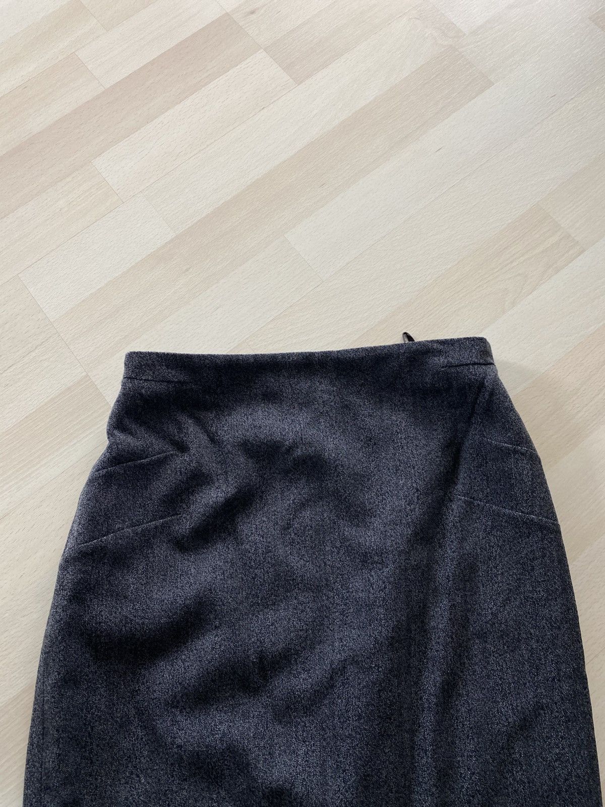 Jil Sander Vintage 90s Jil Sander Midi Skirt Size 26" / US 2 / IT 38 - 2 Thumbnail