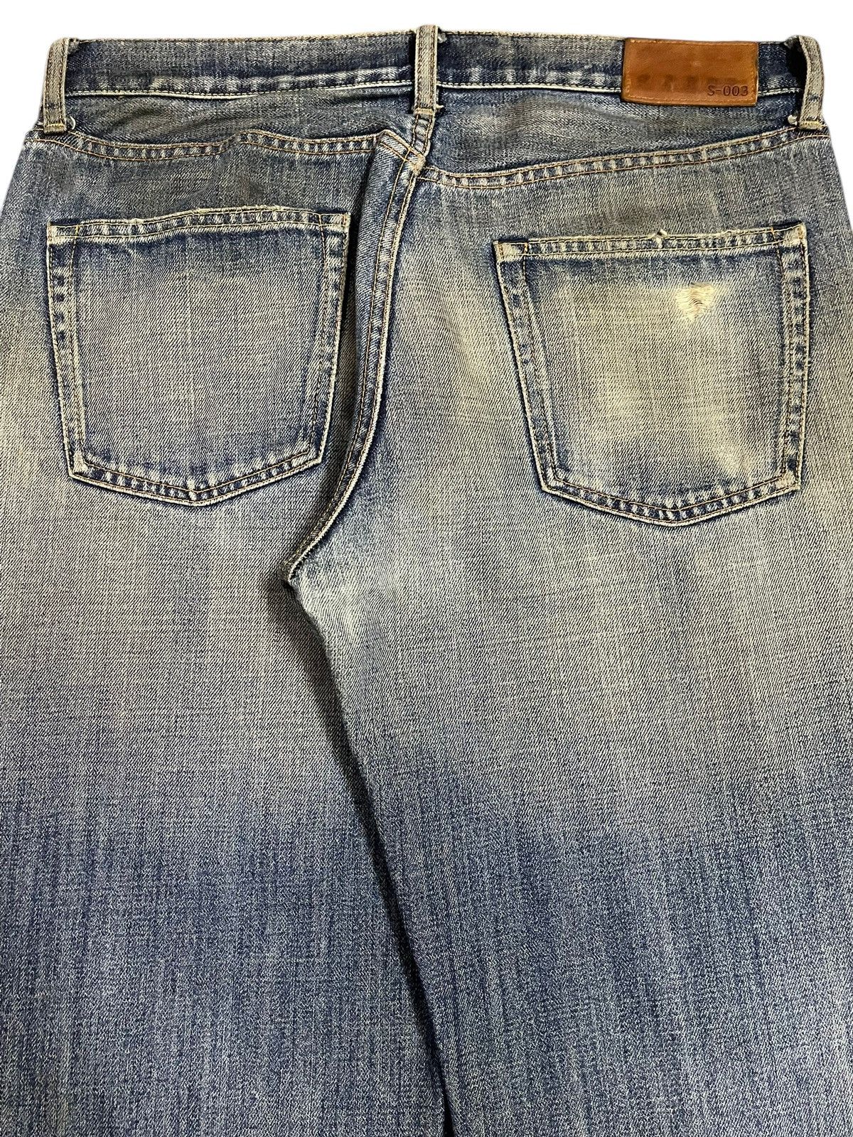 Uniqlo Vintage Japanese Uniqlo Mud Wash Style Distress Loose Jeans Size US 34 / EU 50 - 6 Thumbnail
