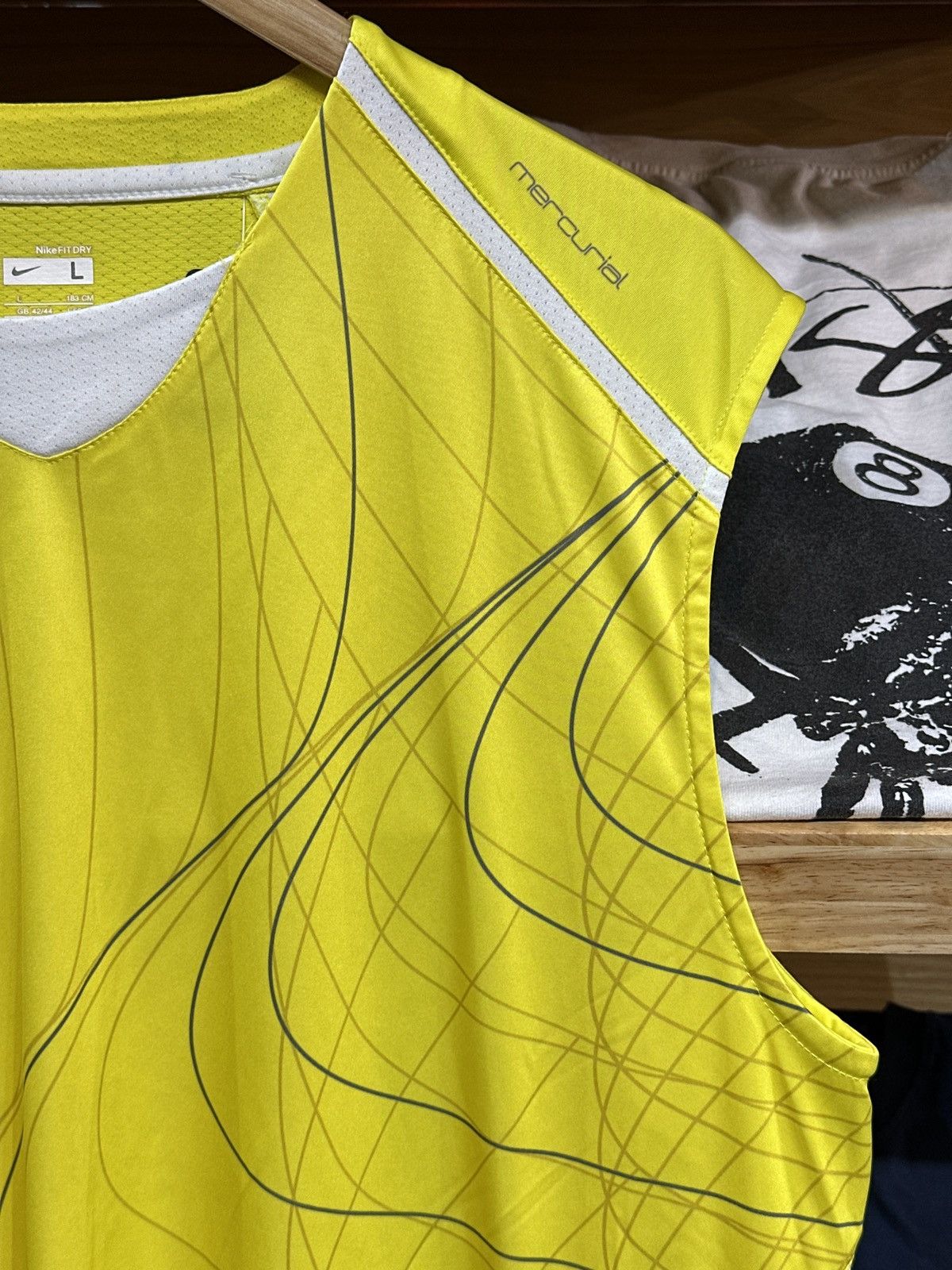 Nike Vintage Mercurial 00's Football Training Tank top Size US L / EU 52-54 / 3 - 3 Thumbnail
