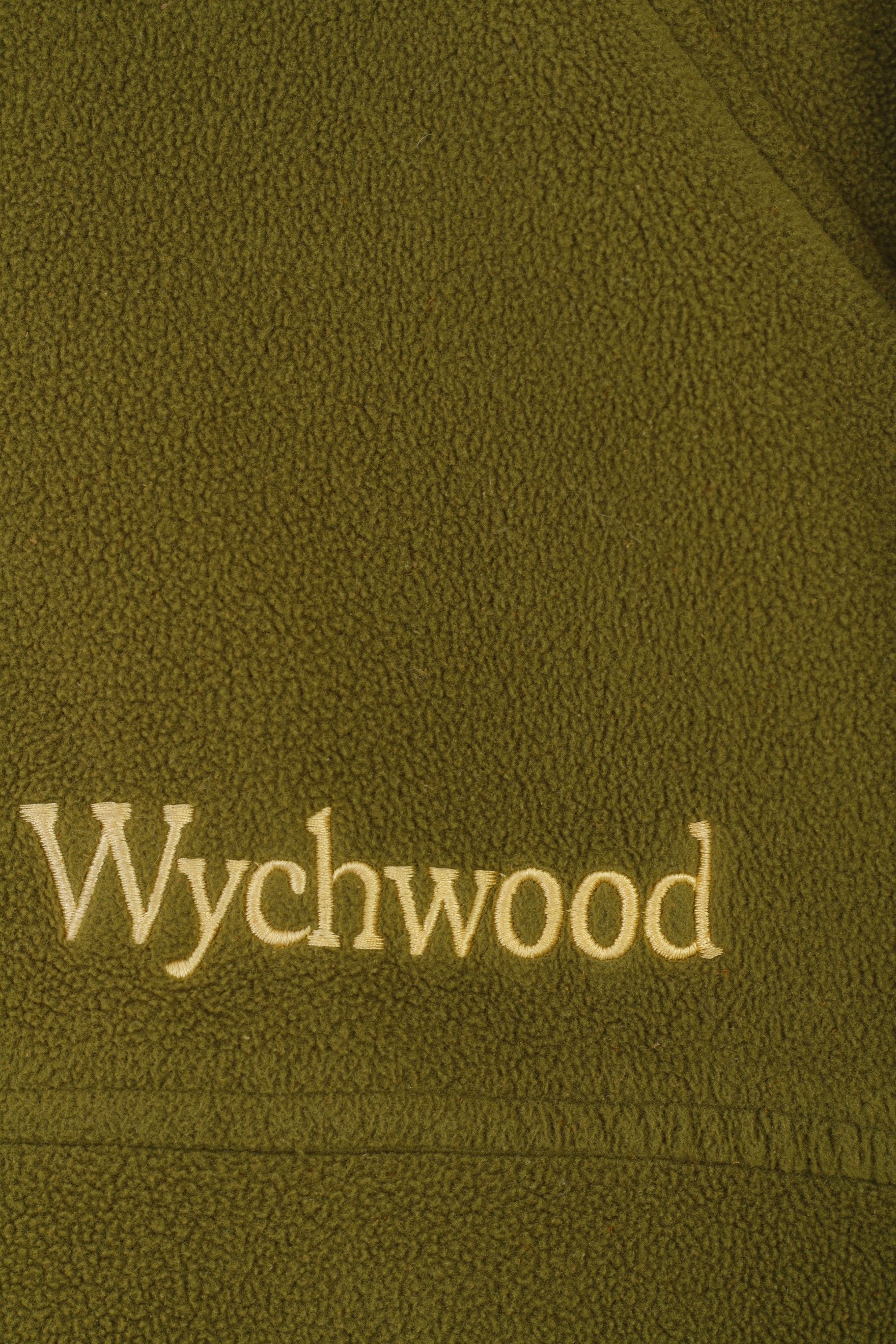Vintage Wychwood Men XXL Fleece Green Full Zipper Polyester 0052 Size US XXL / EU 58 / 5 - 4 Thumbnail