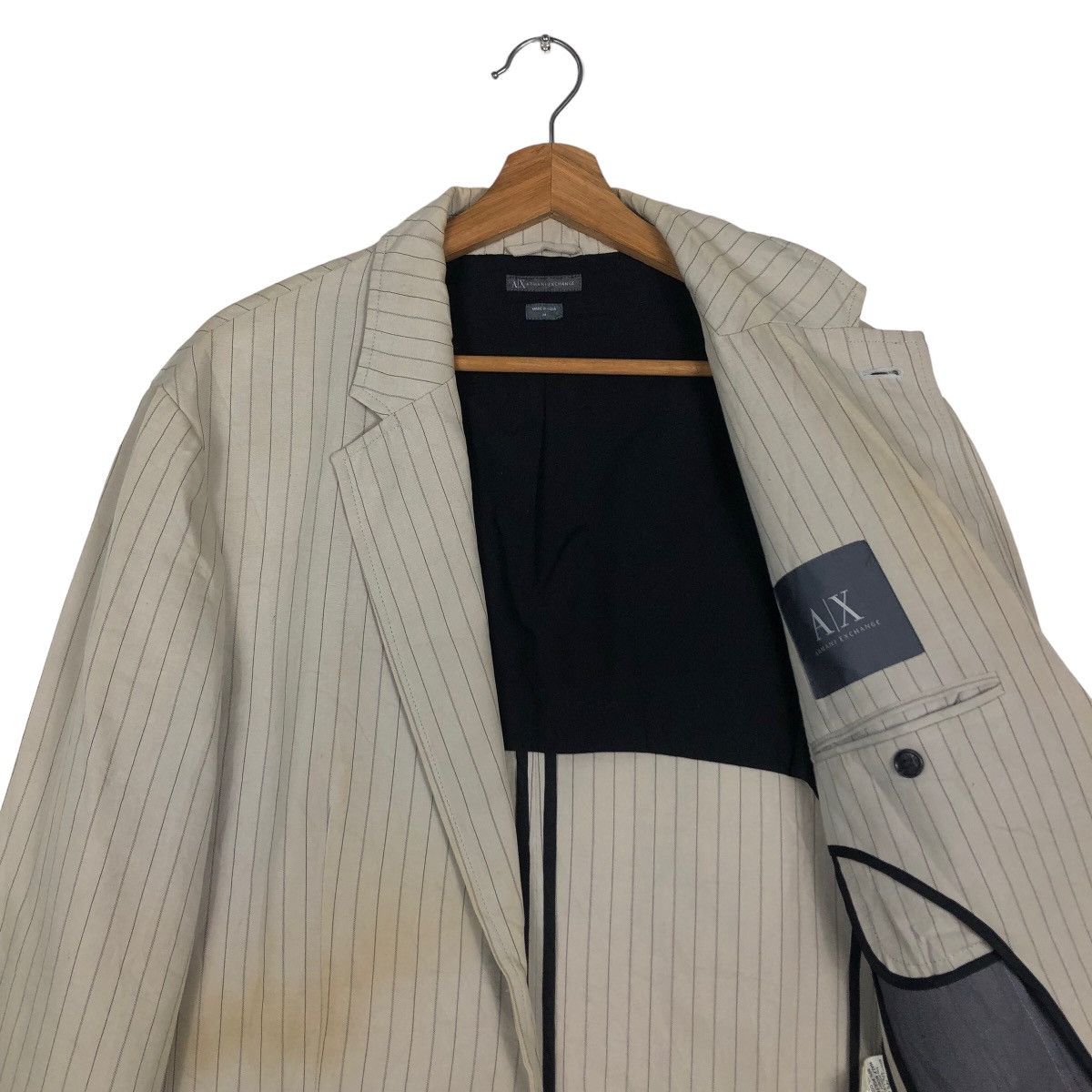 Armani Exchange 🔥Vintage Hickory Chore Jacket Armani Exchange Size US M / EU 48-50 / 2 - 12 Thumbnail