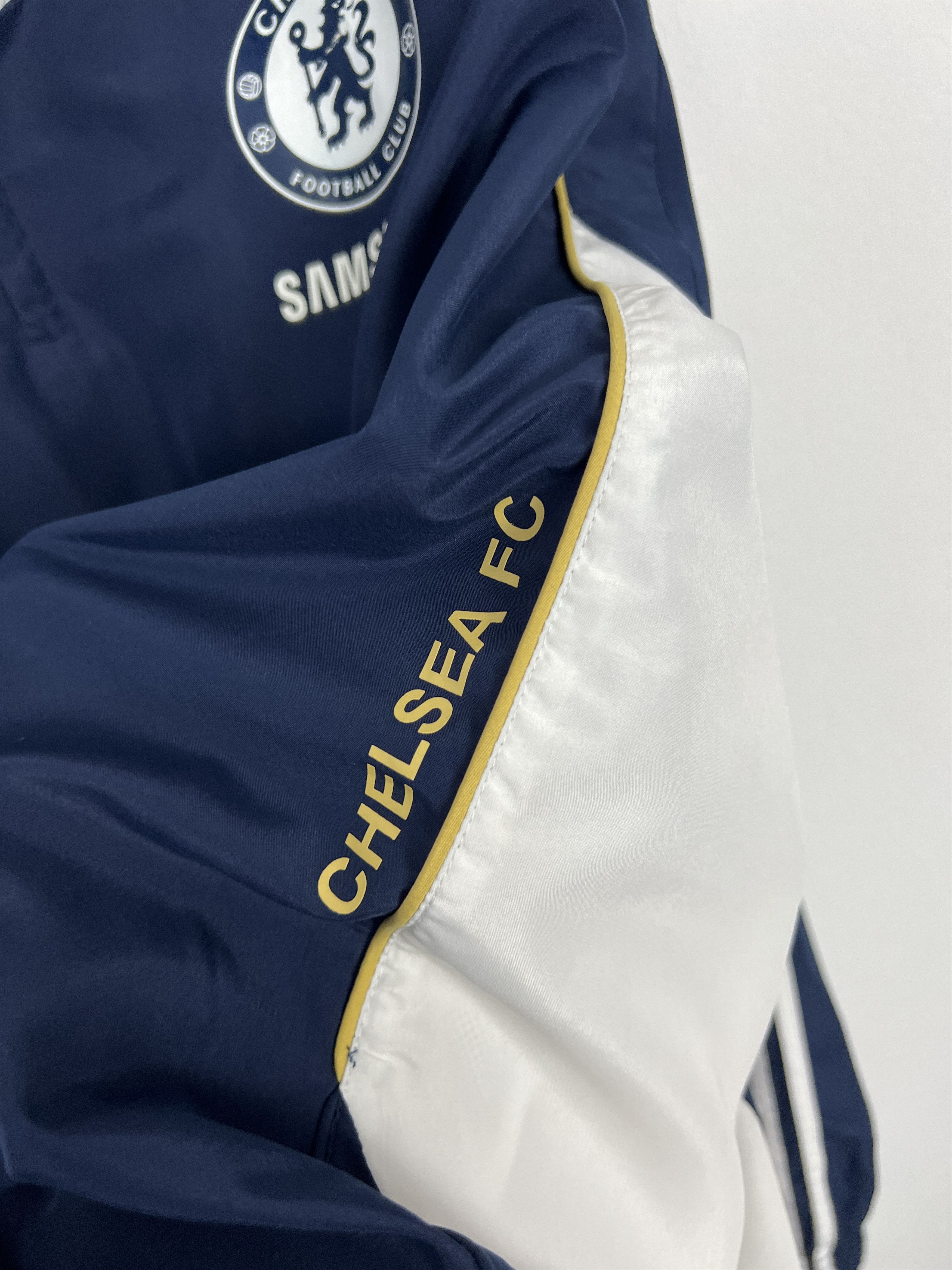 Adidas Vintage Adidas Chelsea Football Jacket Soccer Blue Train Size US XXL / EU 58 / 5 - 5 Thumbnail