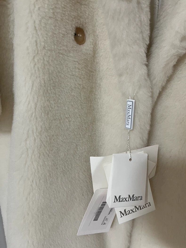 Max Mara Max Mara Teddy Bear Coat White Size XS / US 0-2 / IT 36-38 - 4 Thumbnail