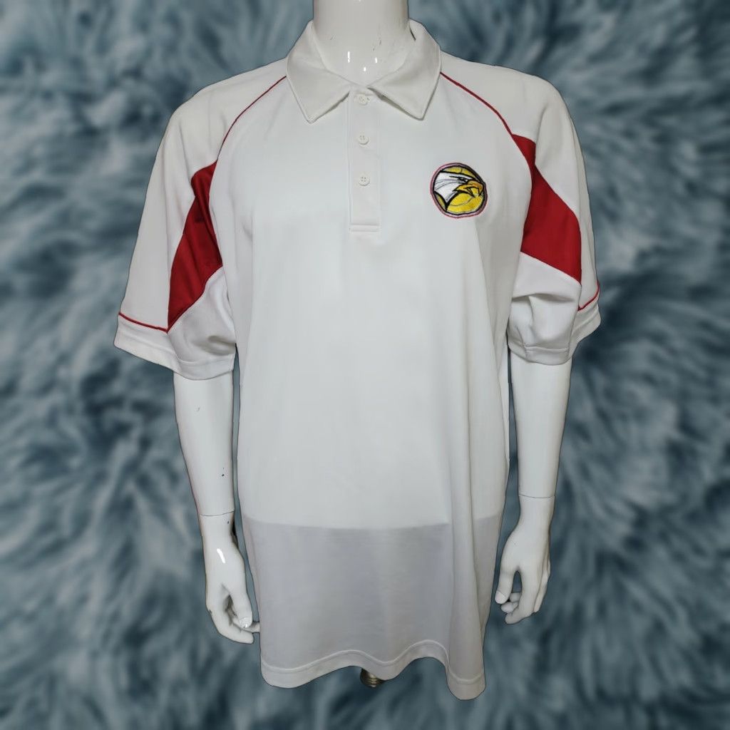 Holloway Frankenmuth Eagles Polo Shirt XL White Holloway Men Polo Short Sleeve 100% Polyester Size US XL / EU 56 / 4 - 1 Thumbnail