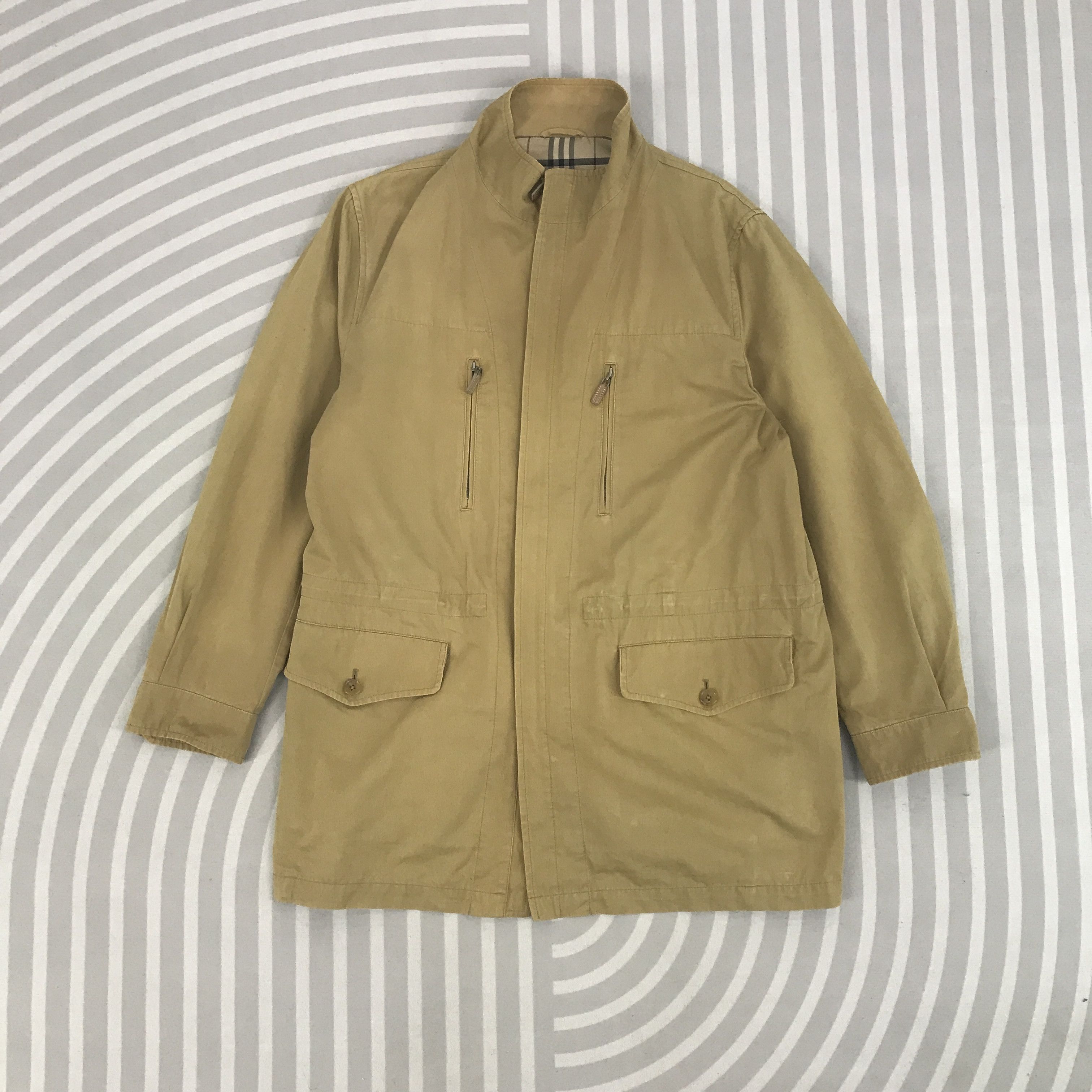 Burberry × Vintage Vintage Burberry London Parkas Style design zipper Jacket Size US L / EU 52-54 / 3 - 1 Thumbnail