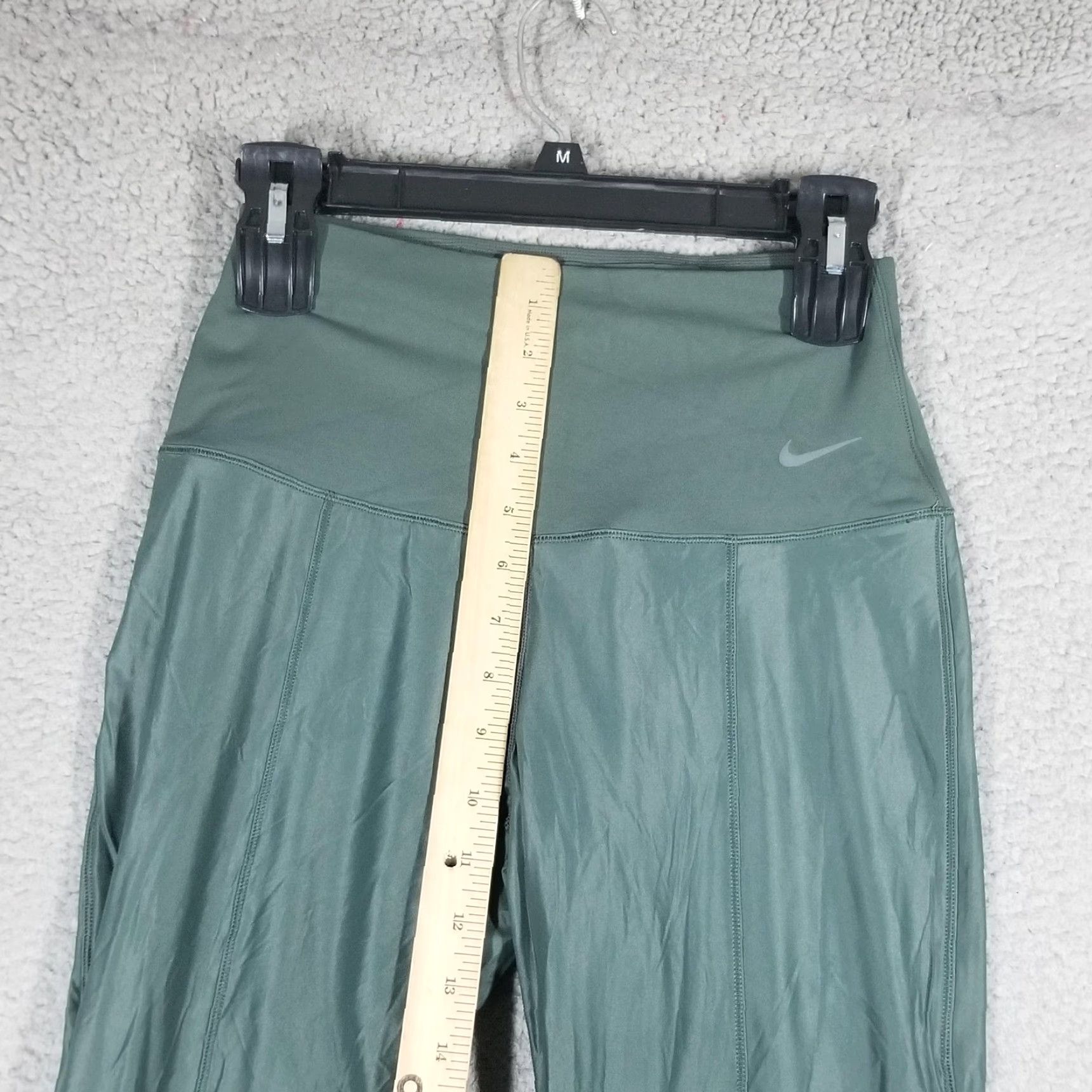 Nike Nike Zenvy Dri-FIT Pants Womens Small Green High Waist Flare Leggings FV7894 Size 28" / US 6 / IT 42 - 7 Thumbnail