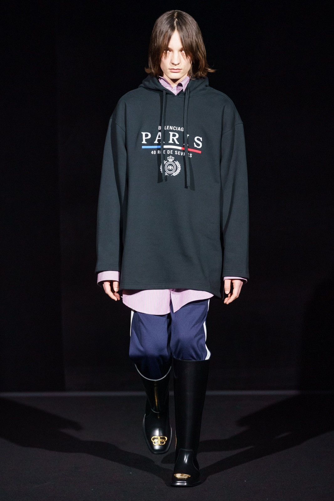 Balenciaga FW2019 Paris Rue de Sèvres Hoodie Size US S / EU 44-46 / 1 - 2 Thumbnail