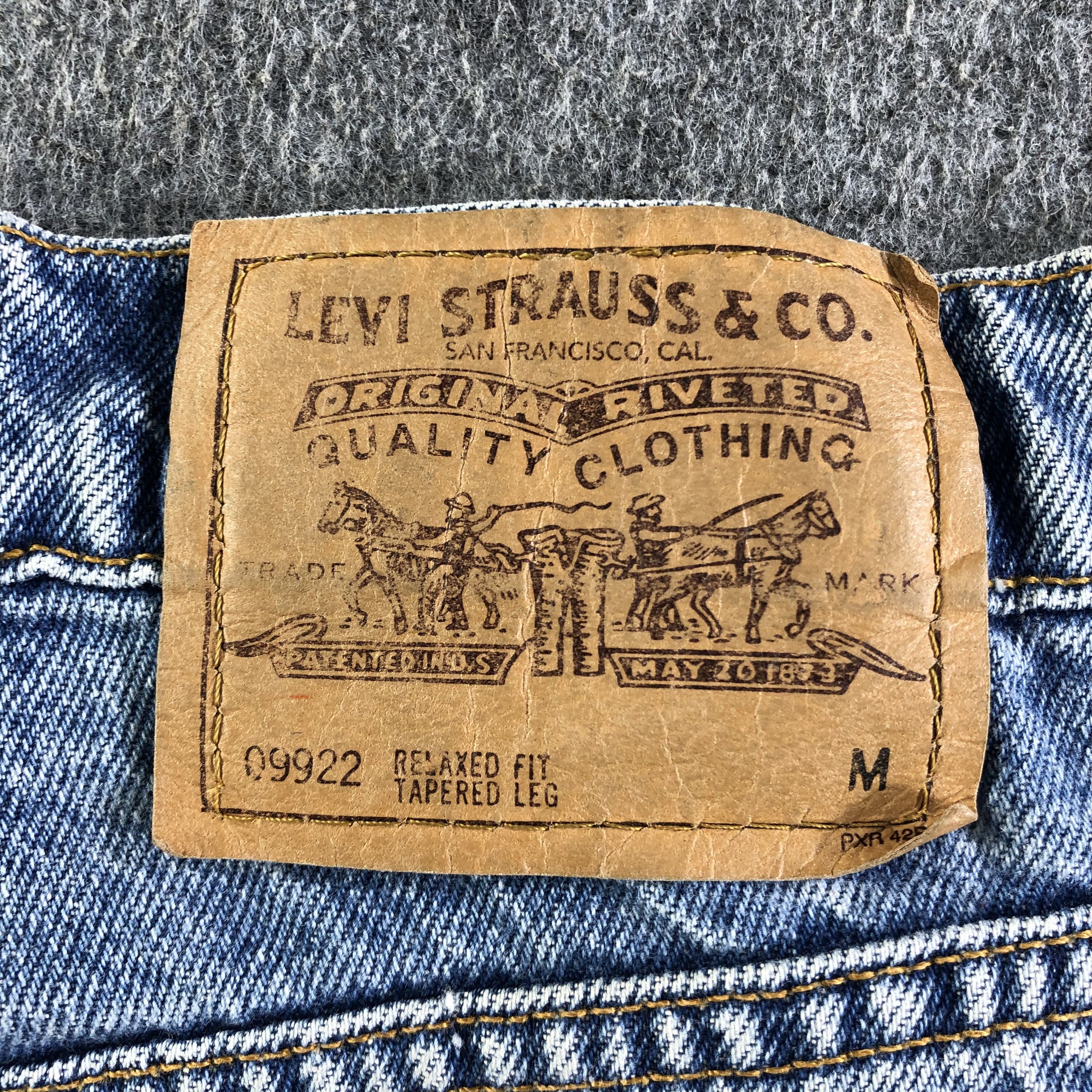 Levi's Vintage Blue Wash Levis Jeans-J4480 Size US 34 / EU 50 - 5 Thumbnail