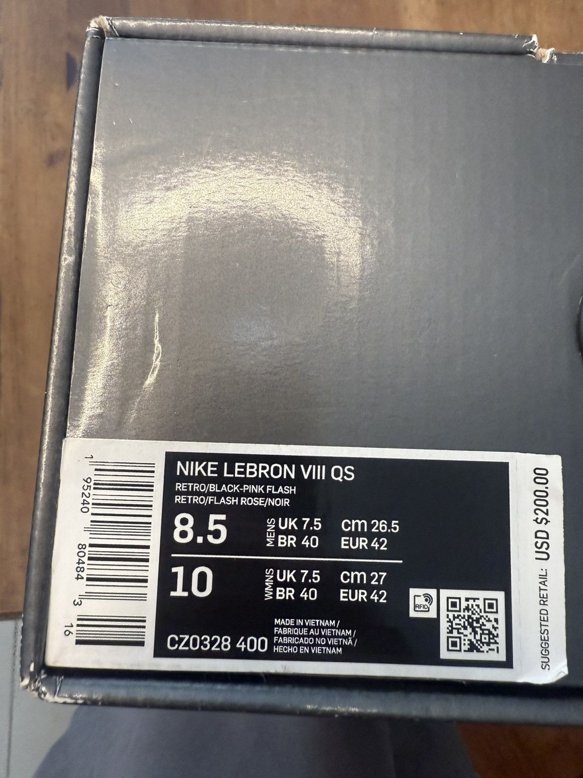 Nike Nike LeBron 8 QS Size US 8.5 / EU 41-42 - 7 Thumbnail