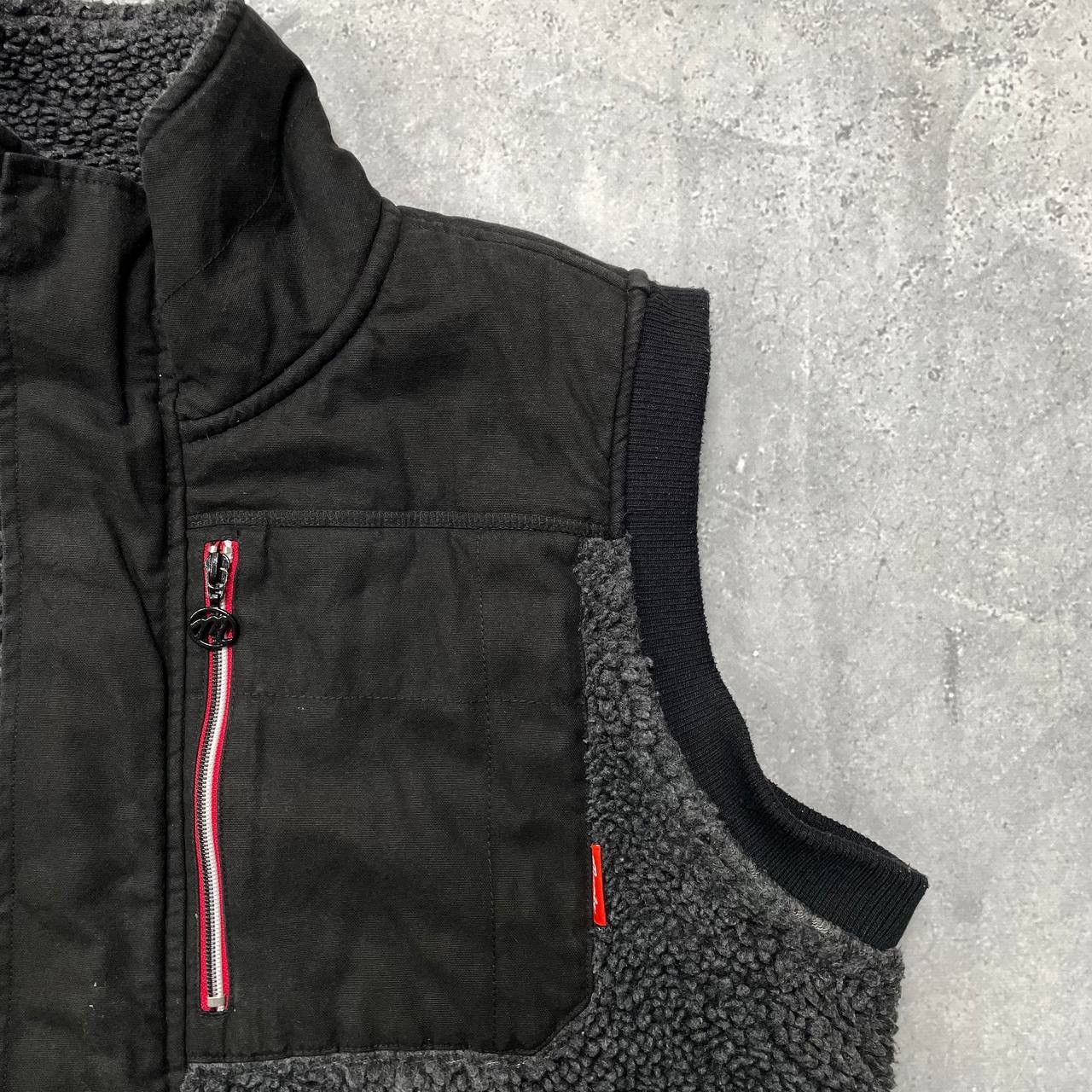 Mambo Mambo Fleece Vest Jacket Black/ Gray Size XL Size US XL / EU 56 / 4 - 7 Thumbnail