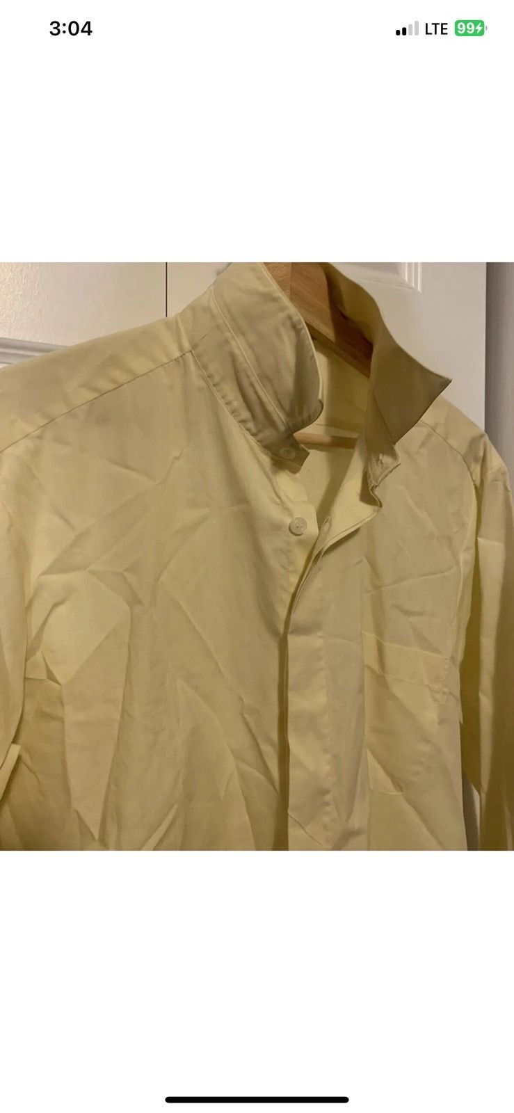 Other Sergio Valente mens sz L yellow button shirt Size US L / EU 52-54 / 3 - 1 Thumbnail