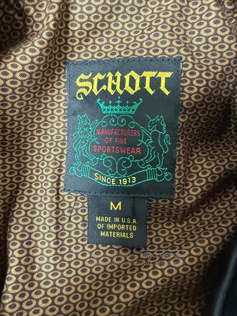 Schott Schott Men's leather jacket Size US M / EU 48-50 / 2 - 4 Thumbnail