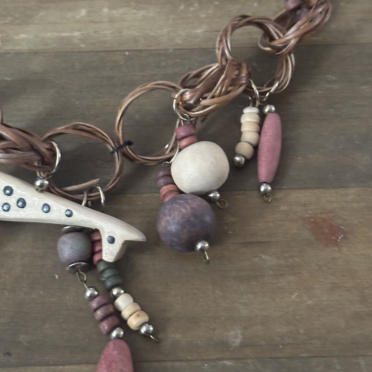 Vintage Vintage African bead necklace Size ONE SIZE - 3 Thumbnail