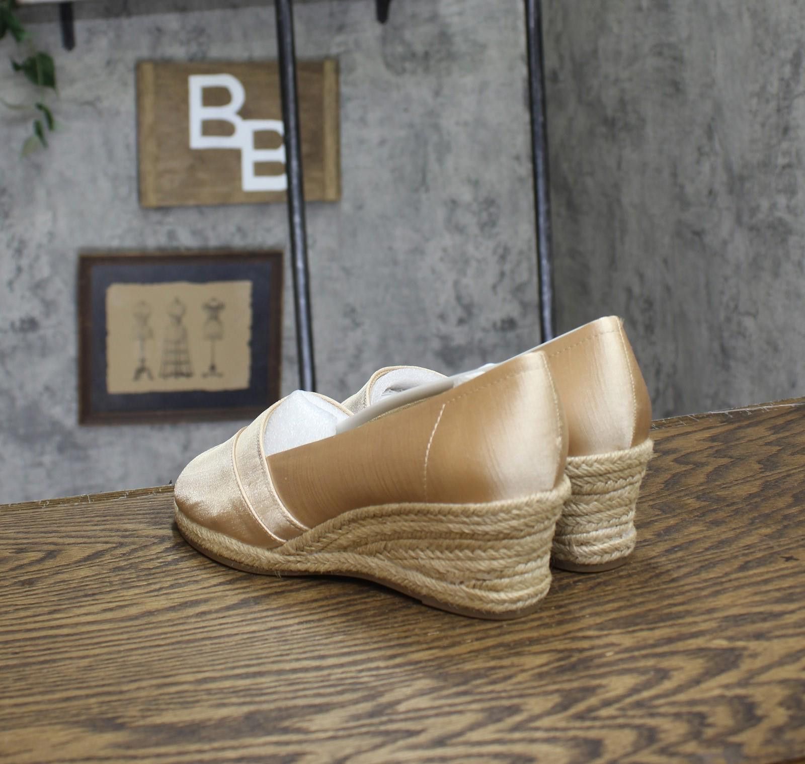 Other Nwt Easy Street Heels Jaspr Natural Thai Silk Brown 7.5ww Size US 7.5 / IT 37.5 - 2 Thumbnail