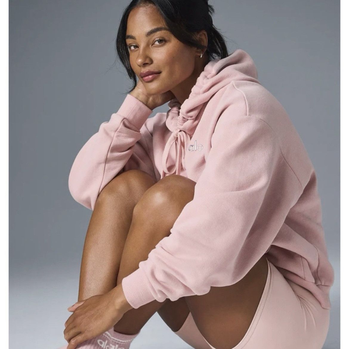 Alo Alo Accolade Hoodie NWT Ballet Pink Size S Size S / US 4 / IT 40 - 2 Thumbnail