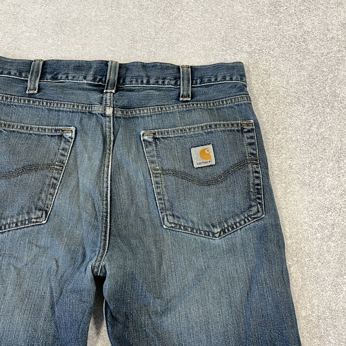 Carhartt Carhartt blue denim jeans straight pant Size US 32 / EU 48 - 9 Thumbnail
