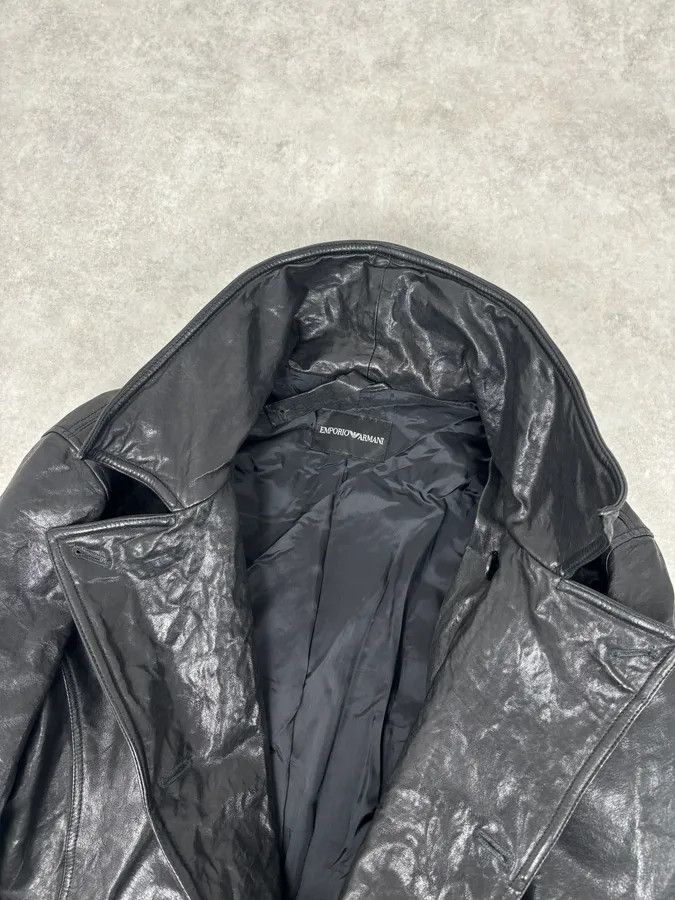 Emporio Armani AW2007 Emporio Armani Multi-Pocket Black Leather Jacket Size US L / EU 52-54 / 3 - 8 Thumbnail