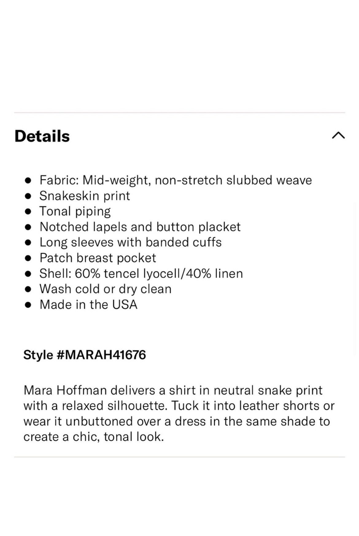 Mara Hoffman Printed snakeskin shirt jacket size xs Size XS / US 0-2 / IT 36-38 - 3 Thumbnail